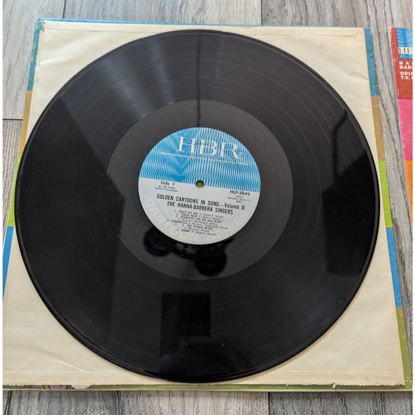 Golden Cartoons In Song Vol. I & II Vinyl The Hanna-Barbera Presents