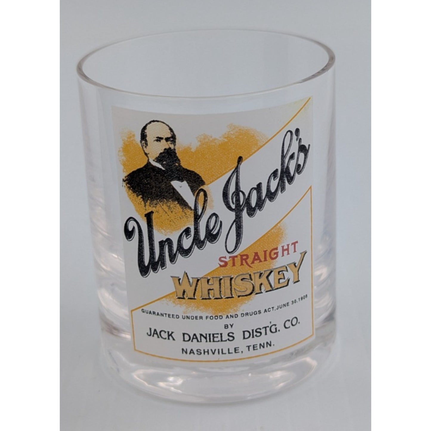 Jack Daniels Uncle Jack's Straight Whiskey Shot Glass 2.5"