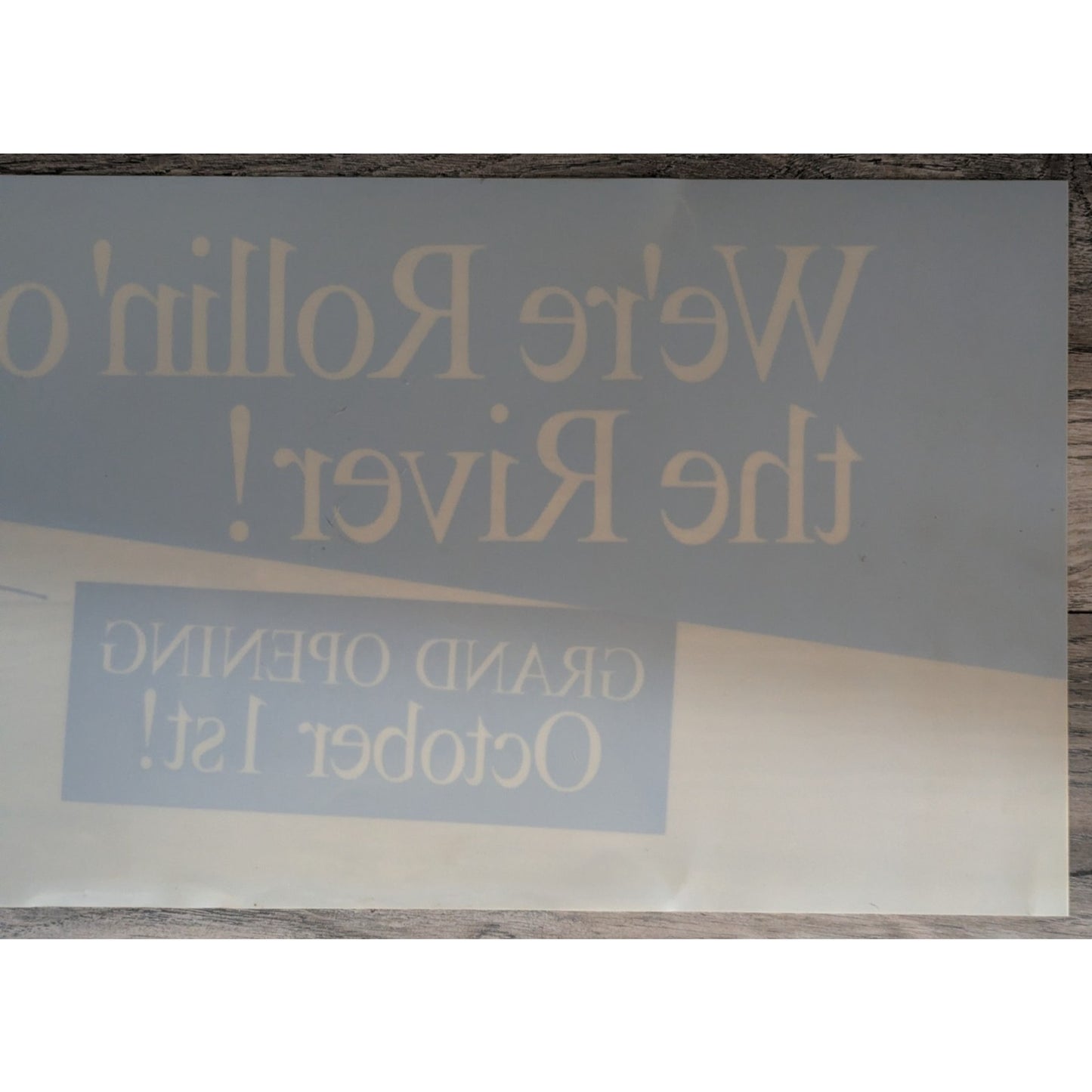 Main Street Trolley Riverfront Loop MATA Sign Poster Advertising