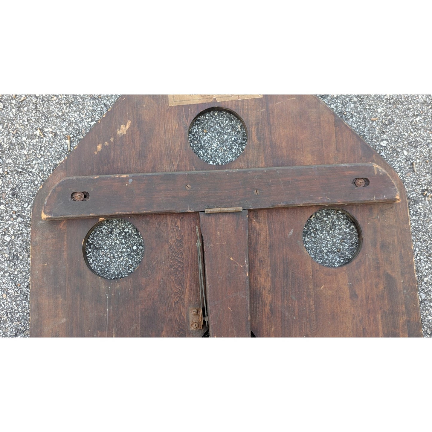Vintage Carrom Company Cornhole Bean Bag Toss Game Board Stand (no bags)