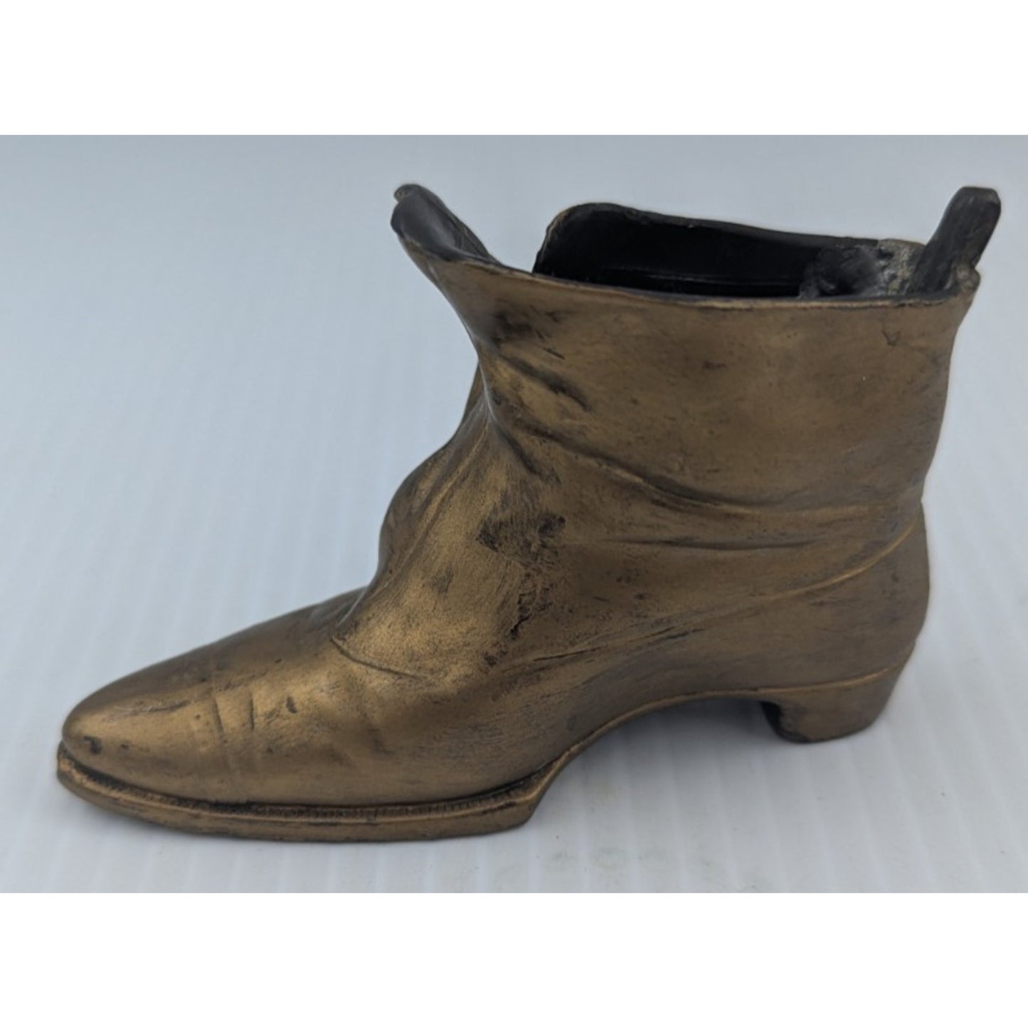 Vintage Metal Boot Shoe Marked JB, 3.75" Long