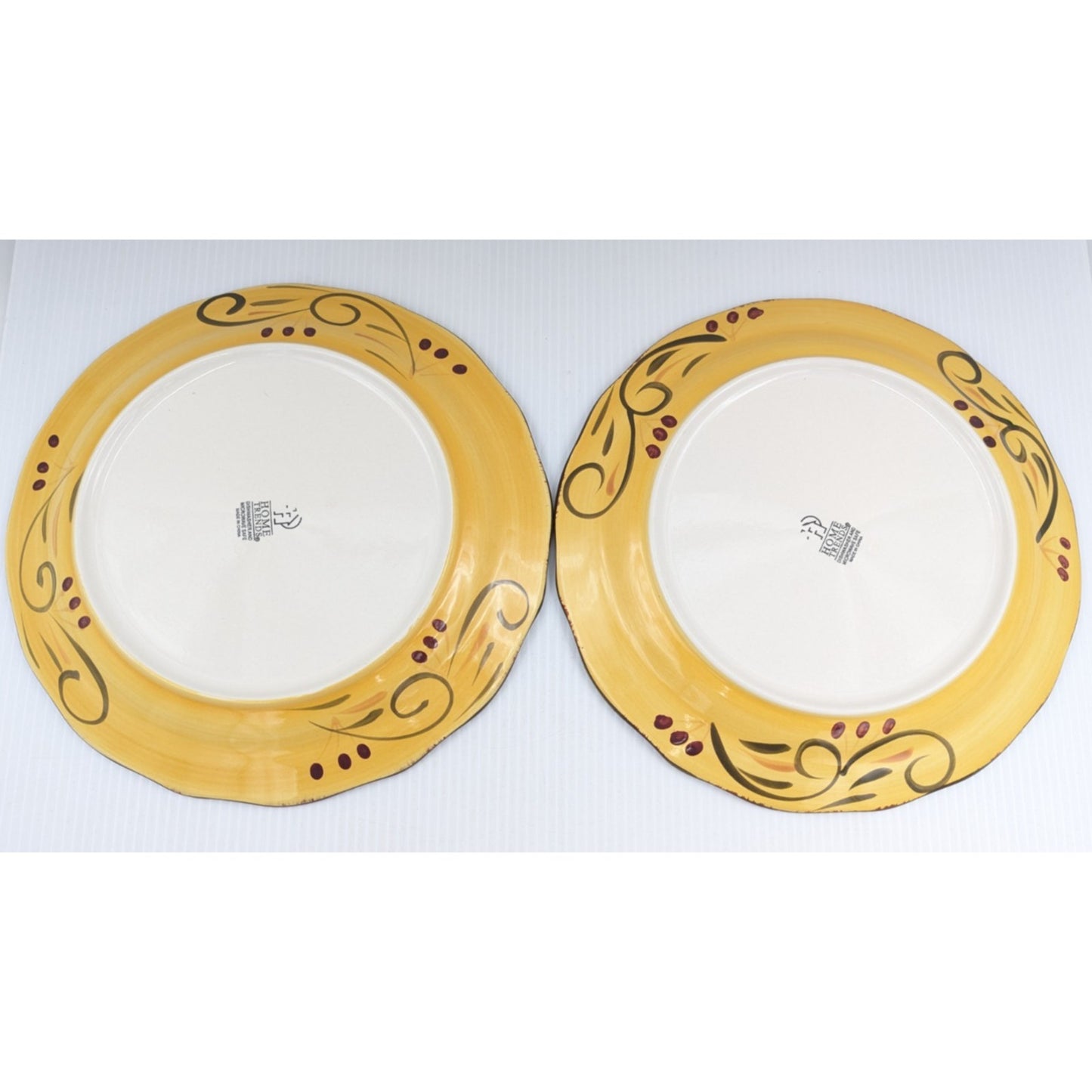 Home Trends Italian Villa Dinner Plate Set of 6 Plates