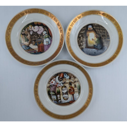 11 Vintage Royal Copenhagen The Hans Christian Andersen Fairy Tales Plates 1975