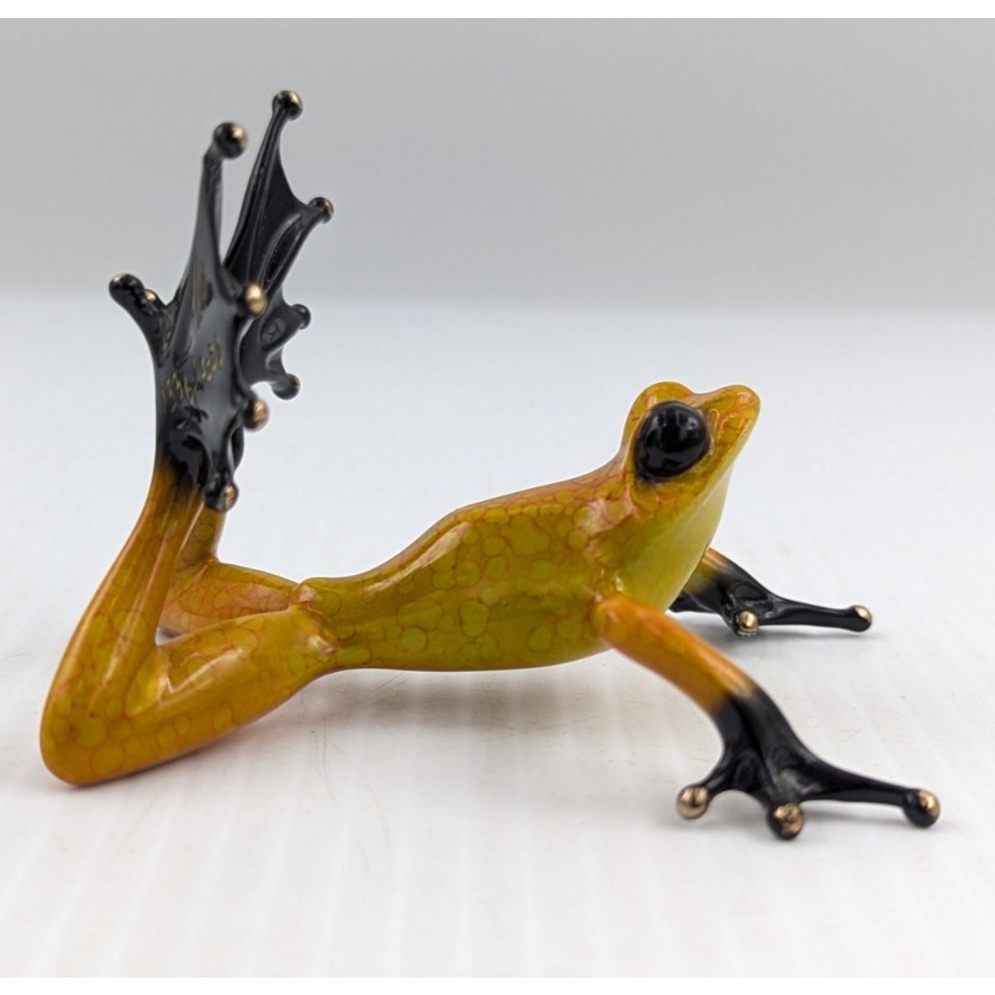 Tim Cotterill Frogman Bronze Frog “Sunbather” Figure LE #1336/5000 w COA BF164