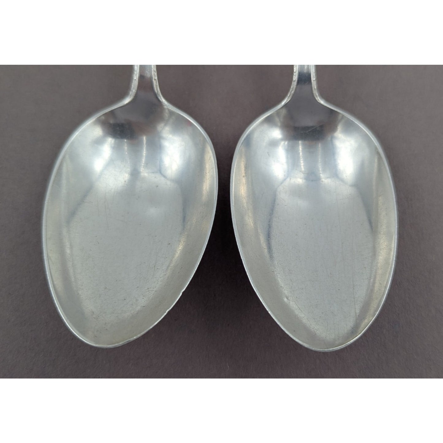 2 Alvin Southern Charm Sterling Silver Serving Spoons Tablespoon Set 8-3/8" 128g