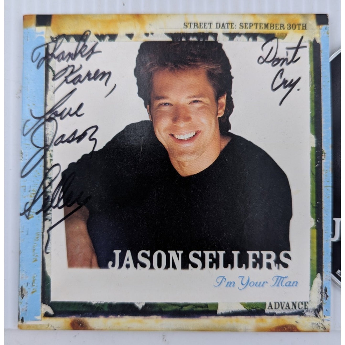 Jason Sellers I' m Your Man CD Signed Personalized
