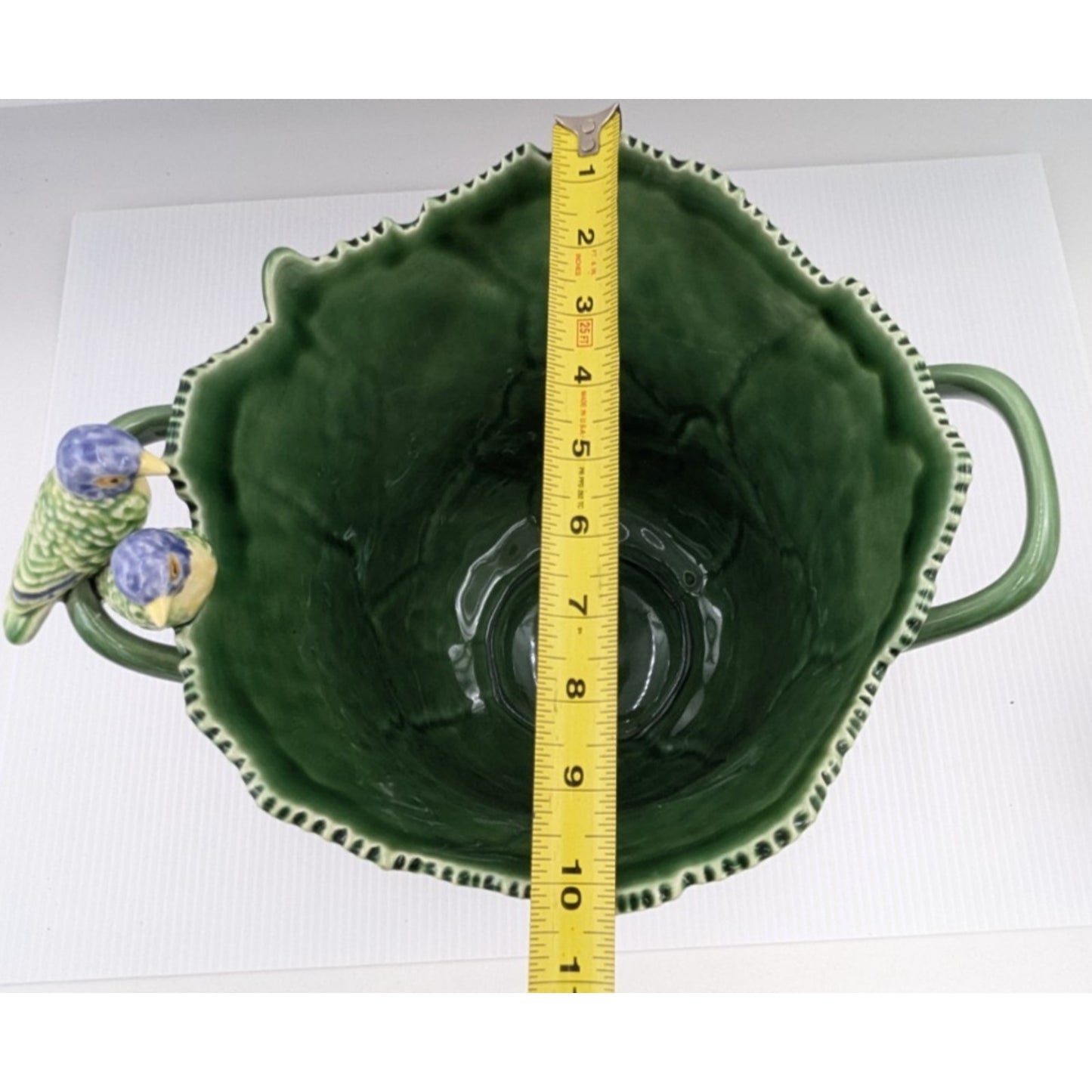Williams Sonoma Aerin Figural Leaf Birds Champagne Wine Ice Bucket Portugal