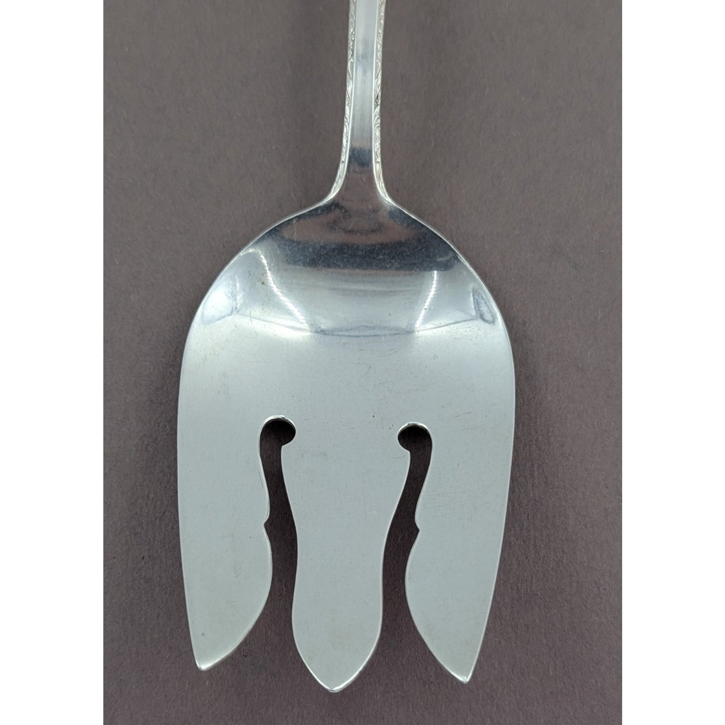 Alvin Southern Charm Sterling Silver Large Salad Serving Fork 9" No Monogram 86g