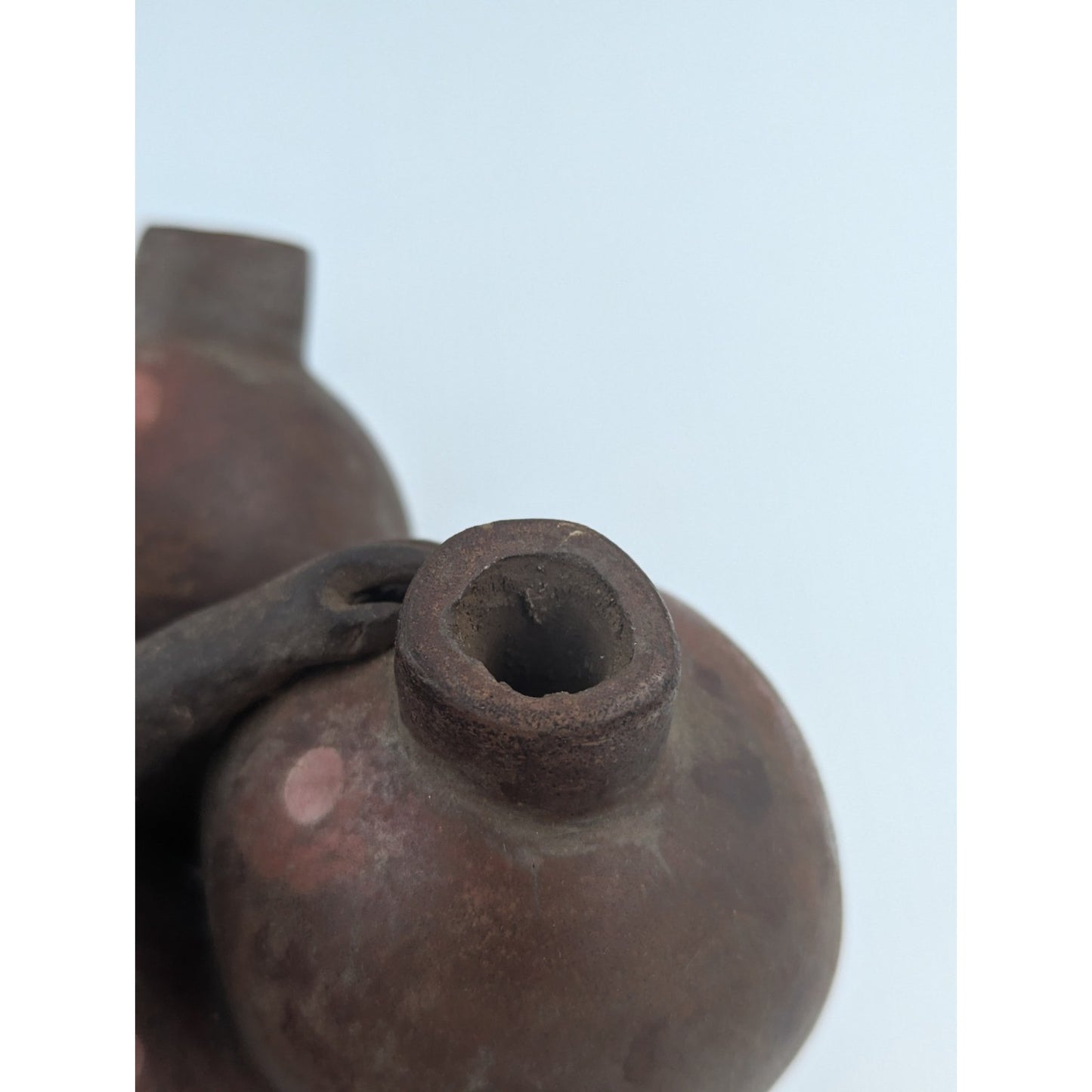 Vintage Peru Chulucanas by Cesar Alache Art Folk Pottery Clay Artist Signed