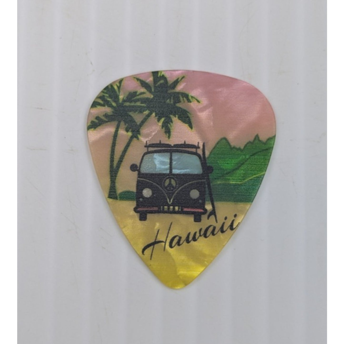Guitar Pick Hawaii Hawaiian Vintage Souvenir Lot of 4