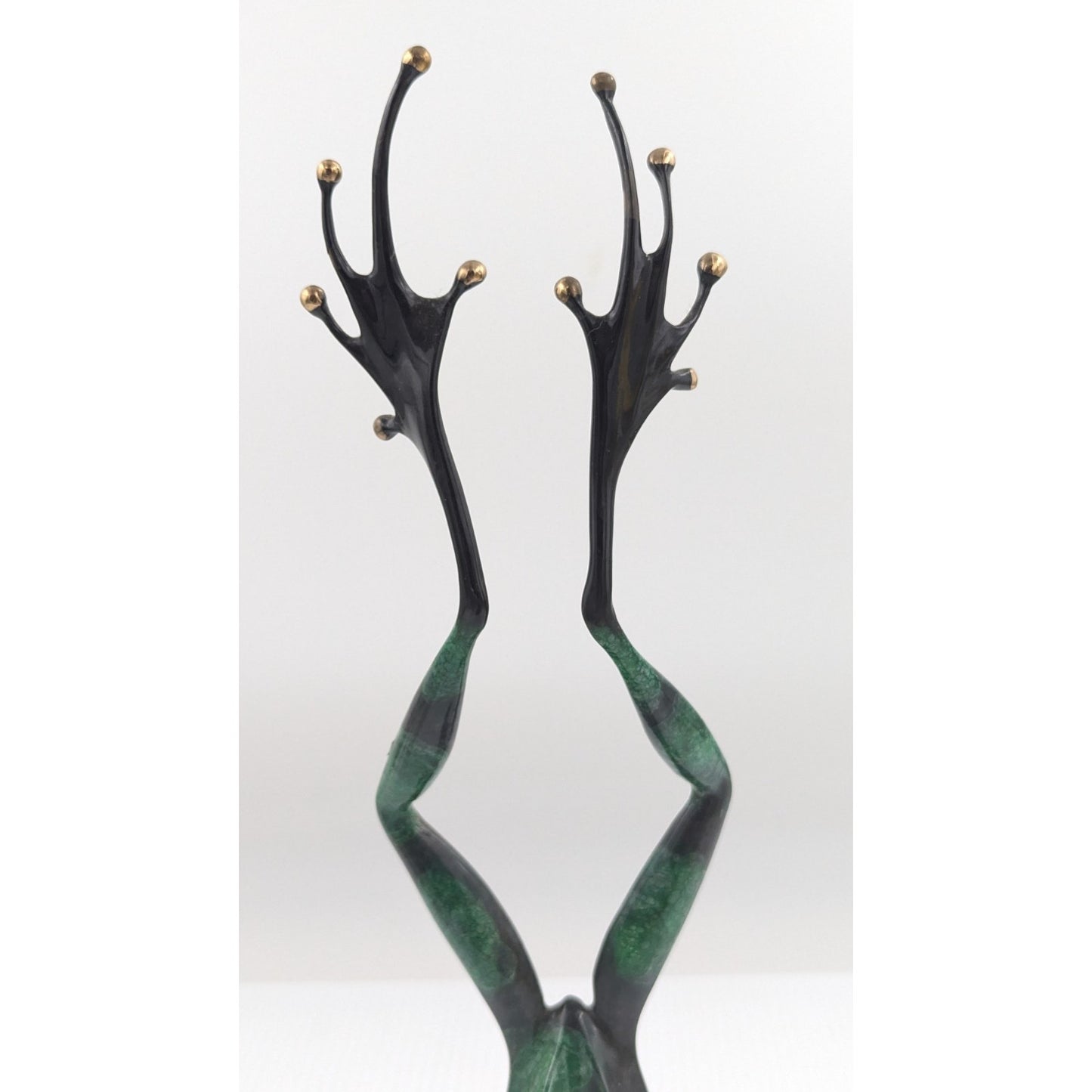 Tim Cotterill Frogman Bronze Frog Sculpture “Show Off” 14.5" LE #1949/2500 w/COA
