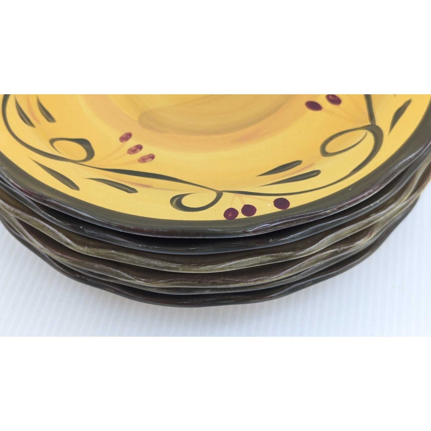 Home Trends Italian Villa Dinner Plate Set of 6 Plates