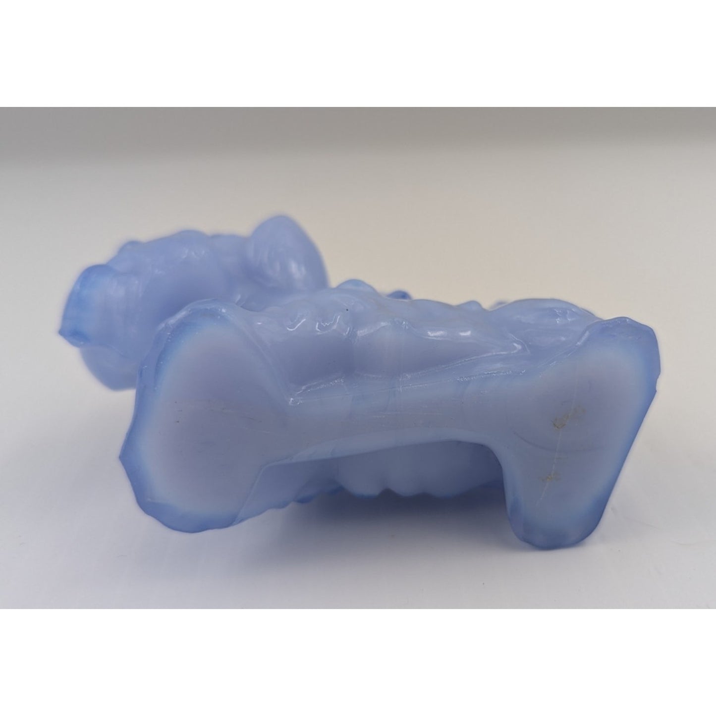 Boyd Glass Parlor Pup Dog Puppy Pooch Blue