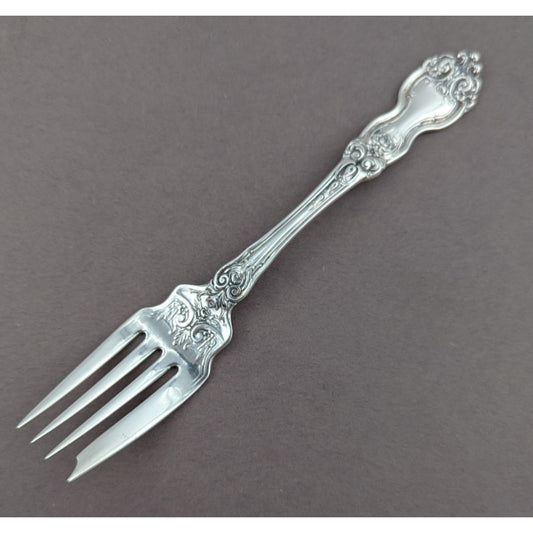 La Reine by Wallace Sterling Silver Salad Fork 6 1/4" Flatware No Monogram