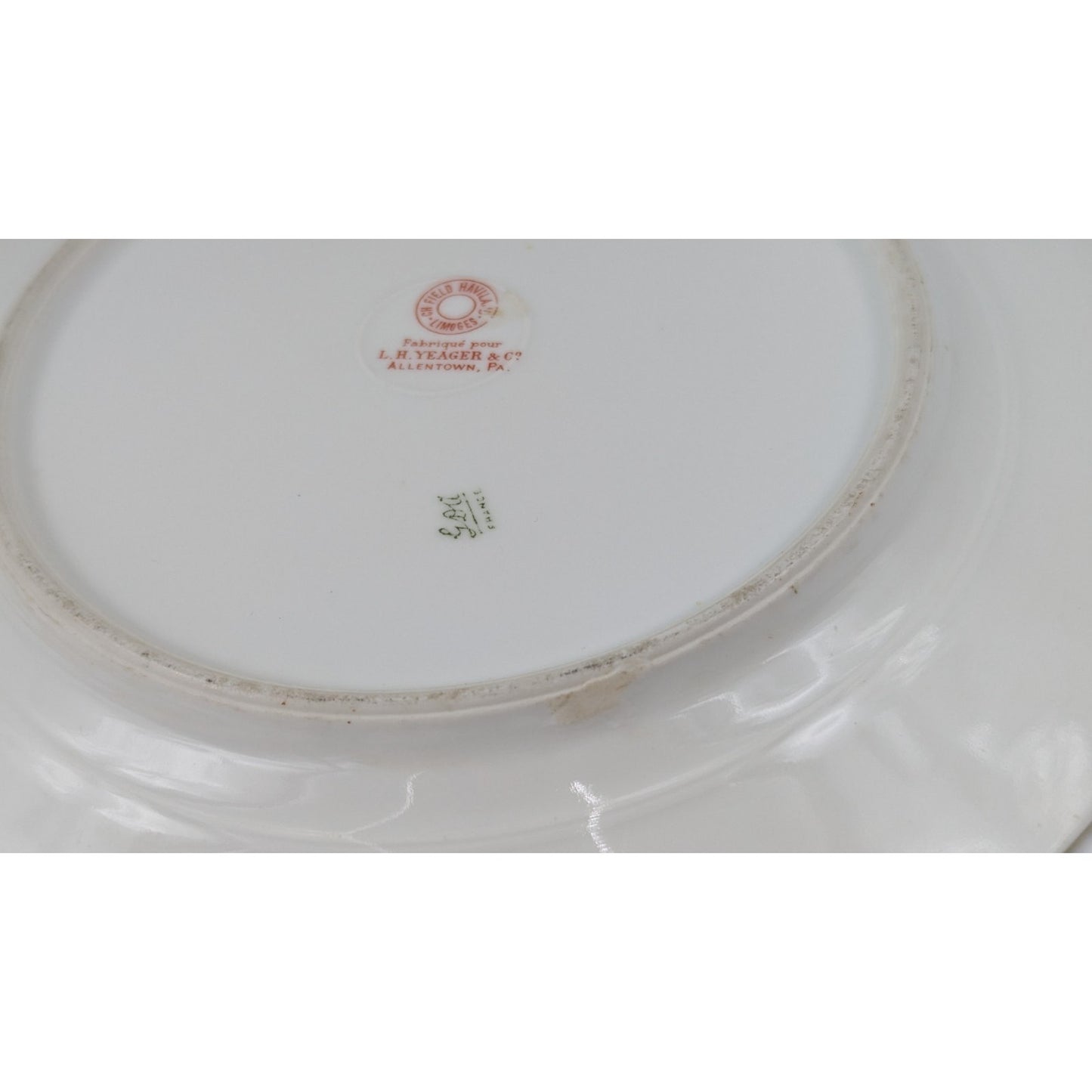 Charles Field Haviland Limoges Floral Luncheon Plate Set of 4 Plates GDA France