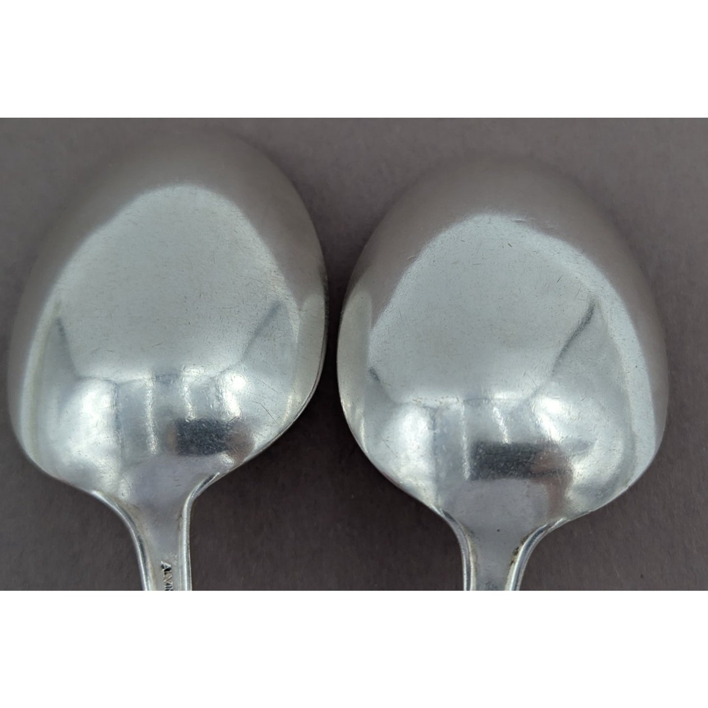 2 Alvin Southern Charm Sterling Silver Serving Spoons Tablespoon Set 8-3/8" 128g