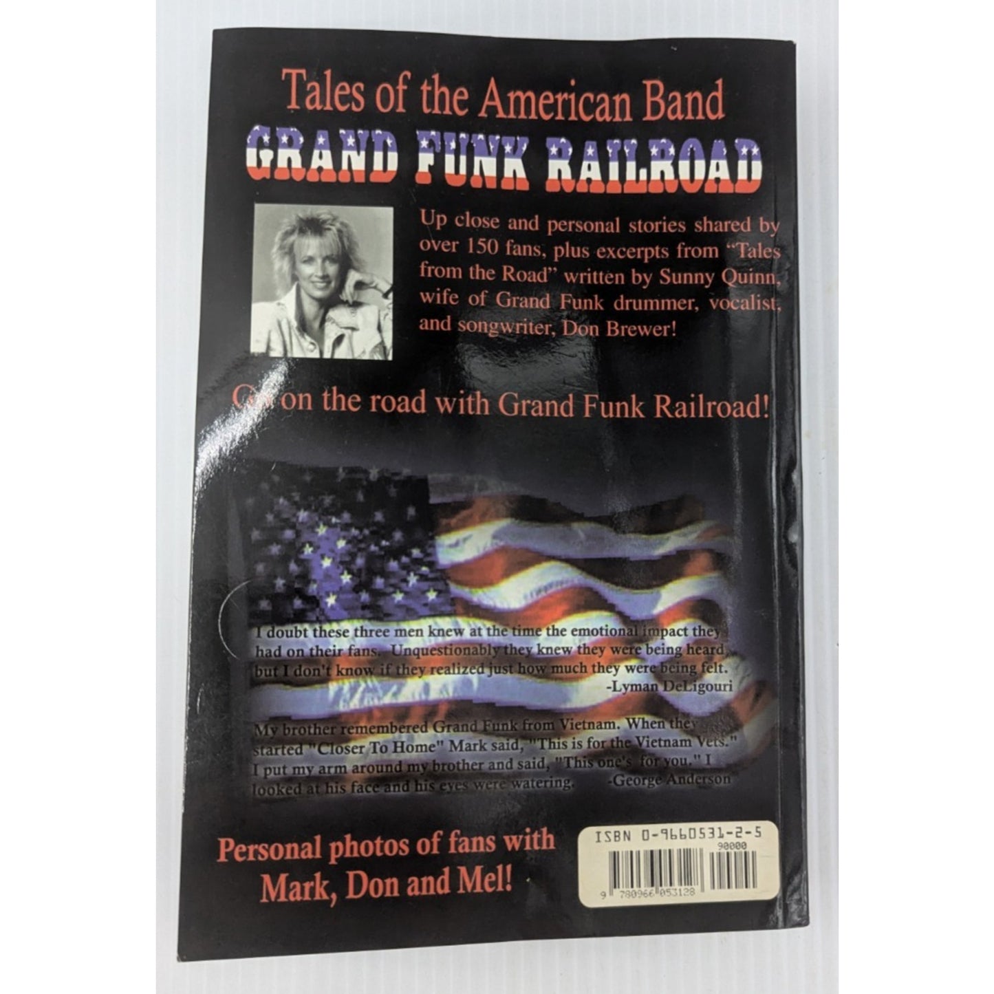 Tales of the American Band Grand Funk Railroad Signed by Sunny Quinn Don Brewer