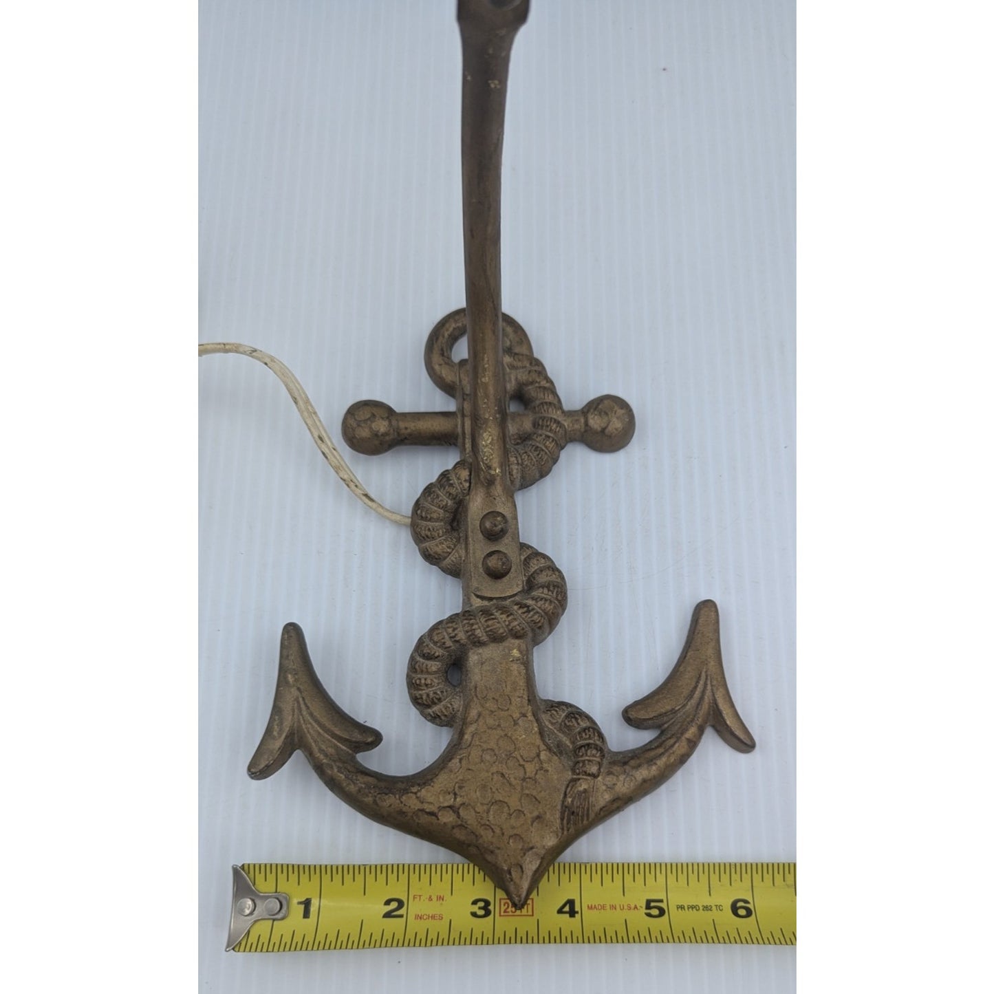 Vintage Metal Anchor Light Wall Lightning Fixture Nautical Light