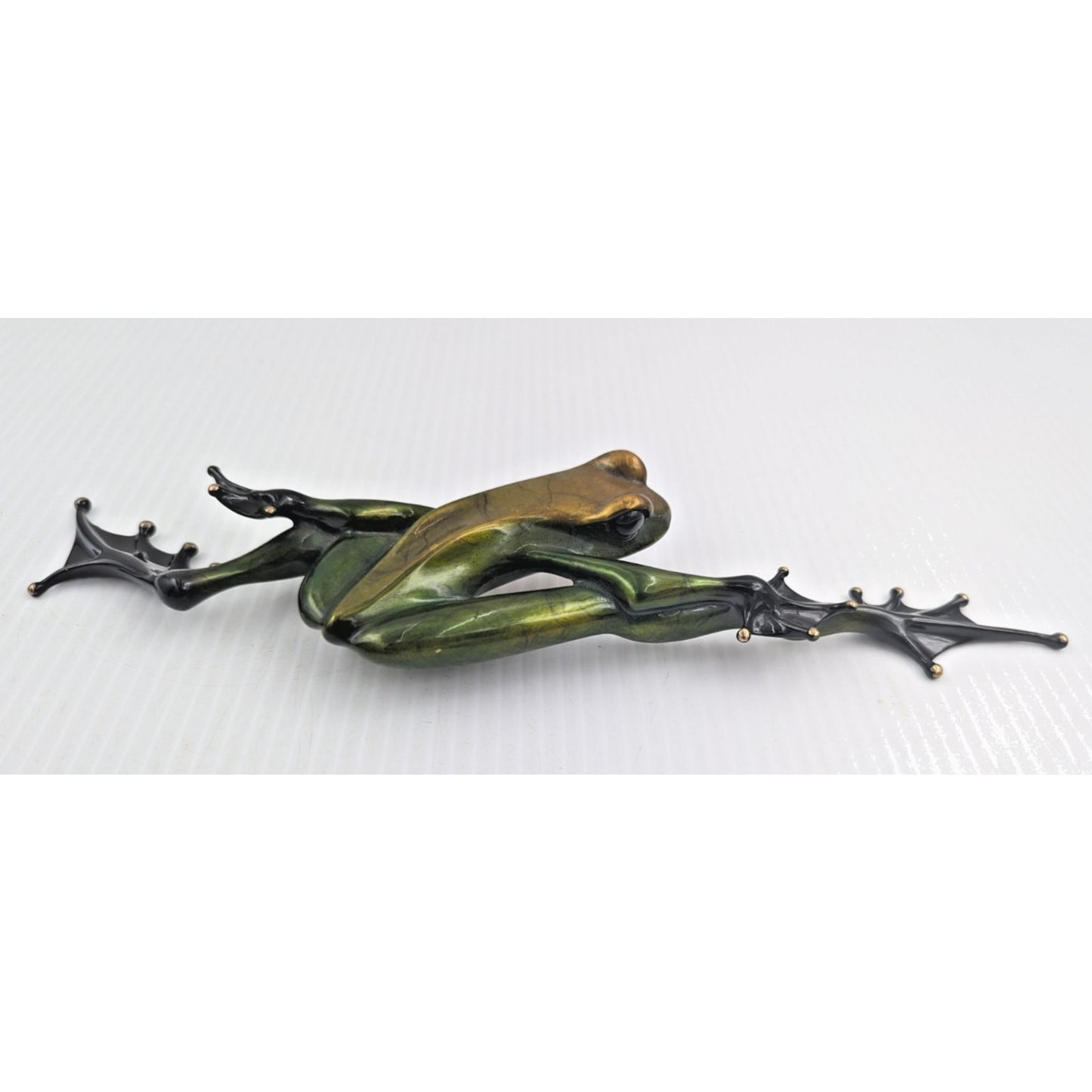 Tim Cotterill Frogman Bronze Frog Sculpture “Flash” LE #212/2000 w/COA