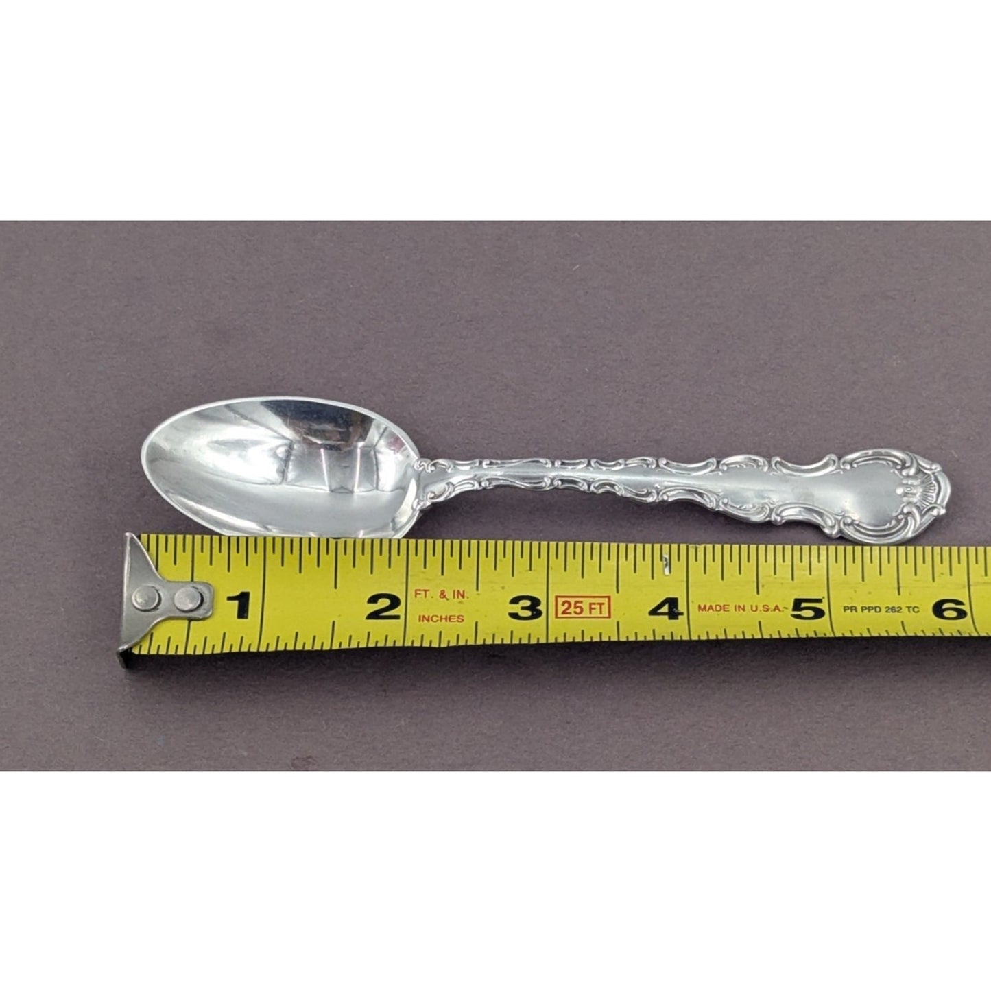Gorham Silver Strasbourg Sterling Silver Teaspoon 5 7/8" Vintage No Monogram