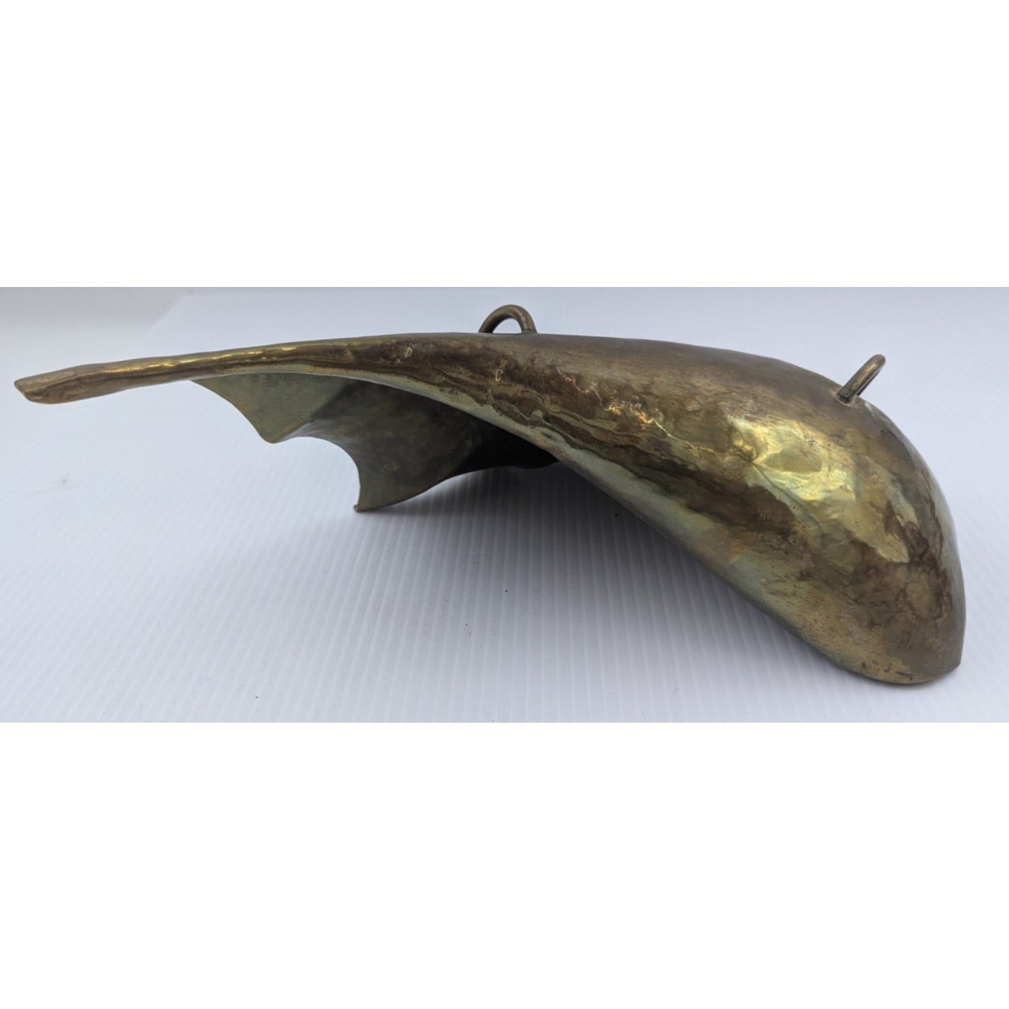 Tin Brass Bowl Seashell Shape Serving Bowl