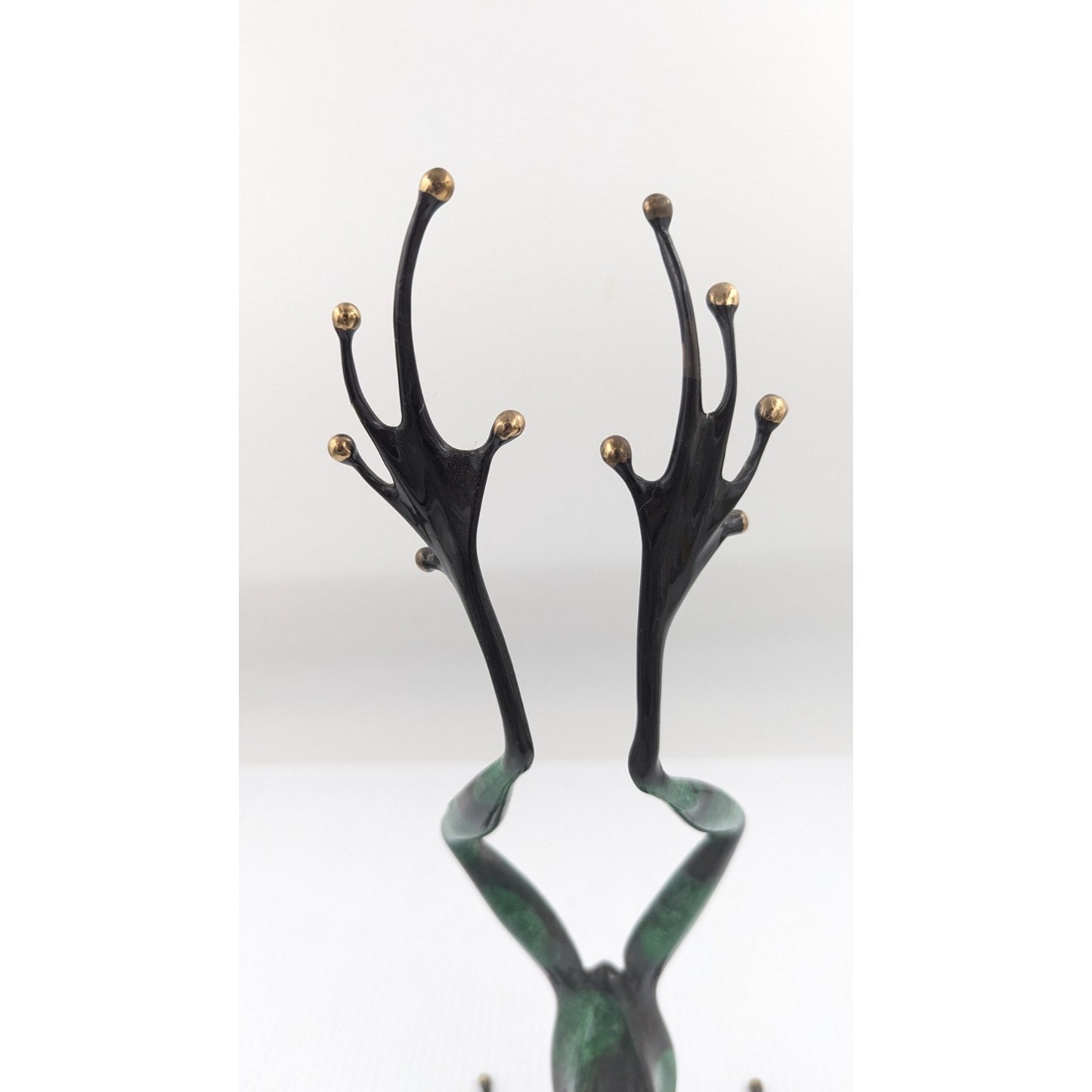 Tim Cotterill Frogman Bronze Frog Sculpture “Show Off” 14.5" LE #1949/2500 w/COA