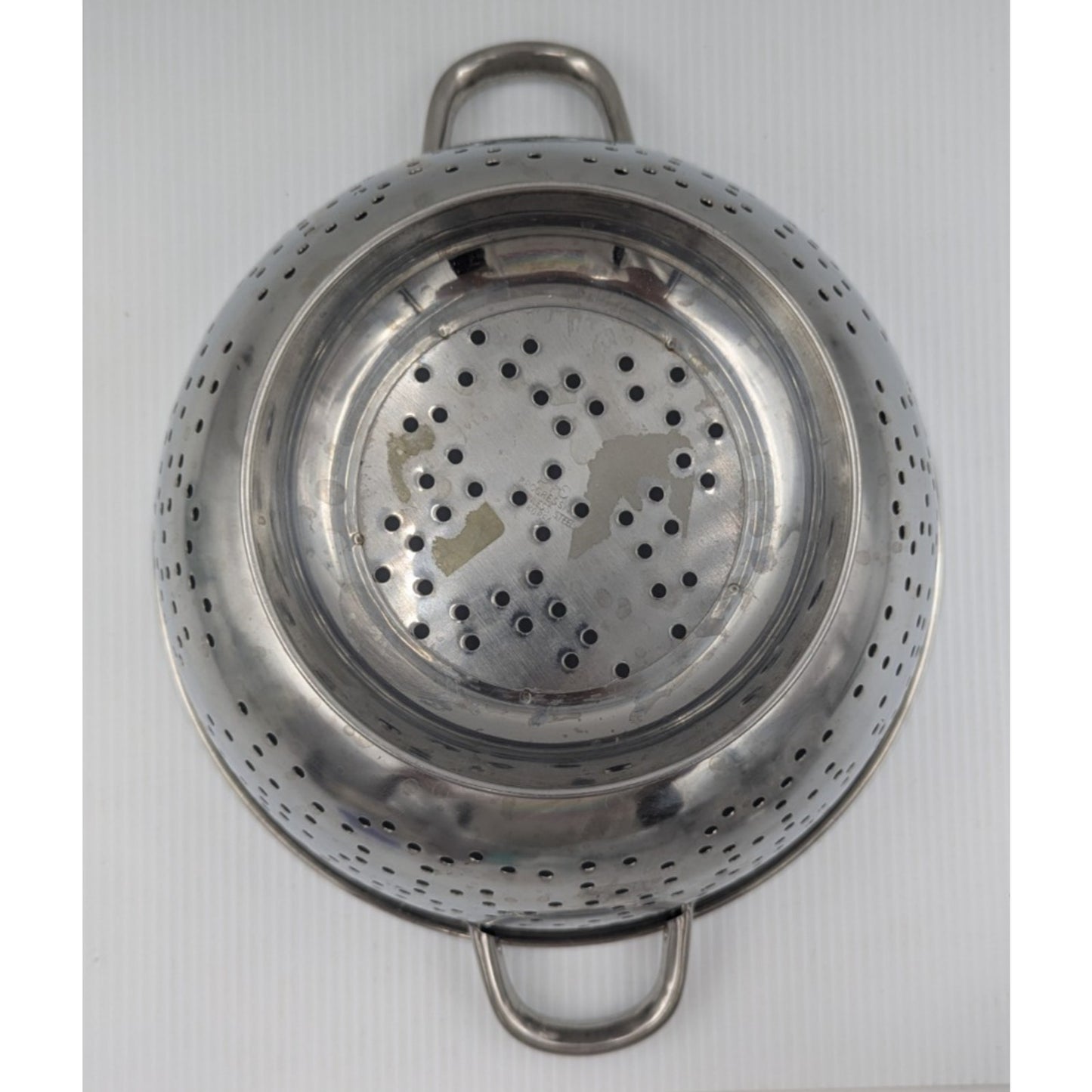 Colander Strainer Stainless Steel Progressive Korea Lot of 2 - 11.5" and 10.5"
