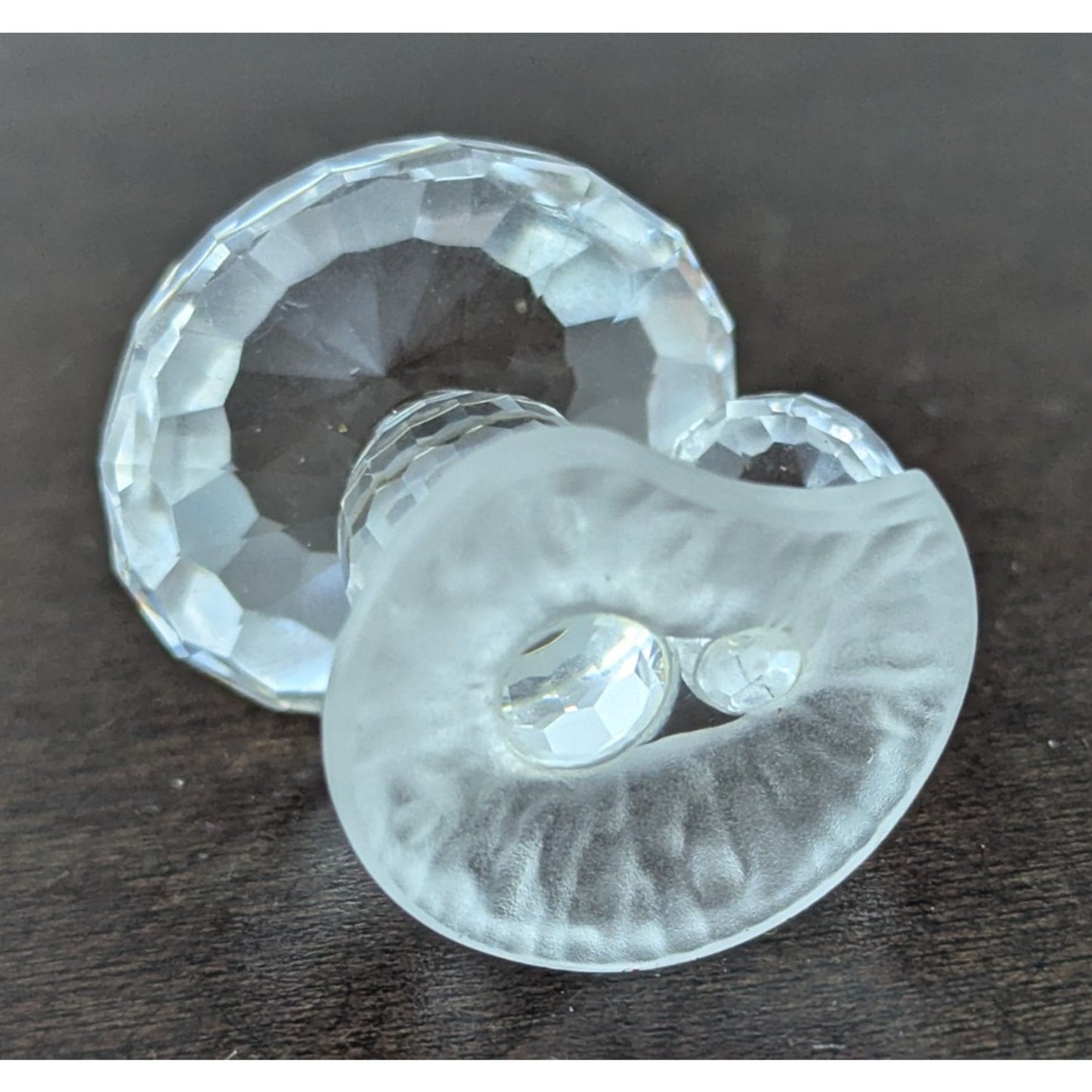 Swarovski Crystal Woodland Friends Mushroom Toadstool Figurine Satin Base