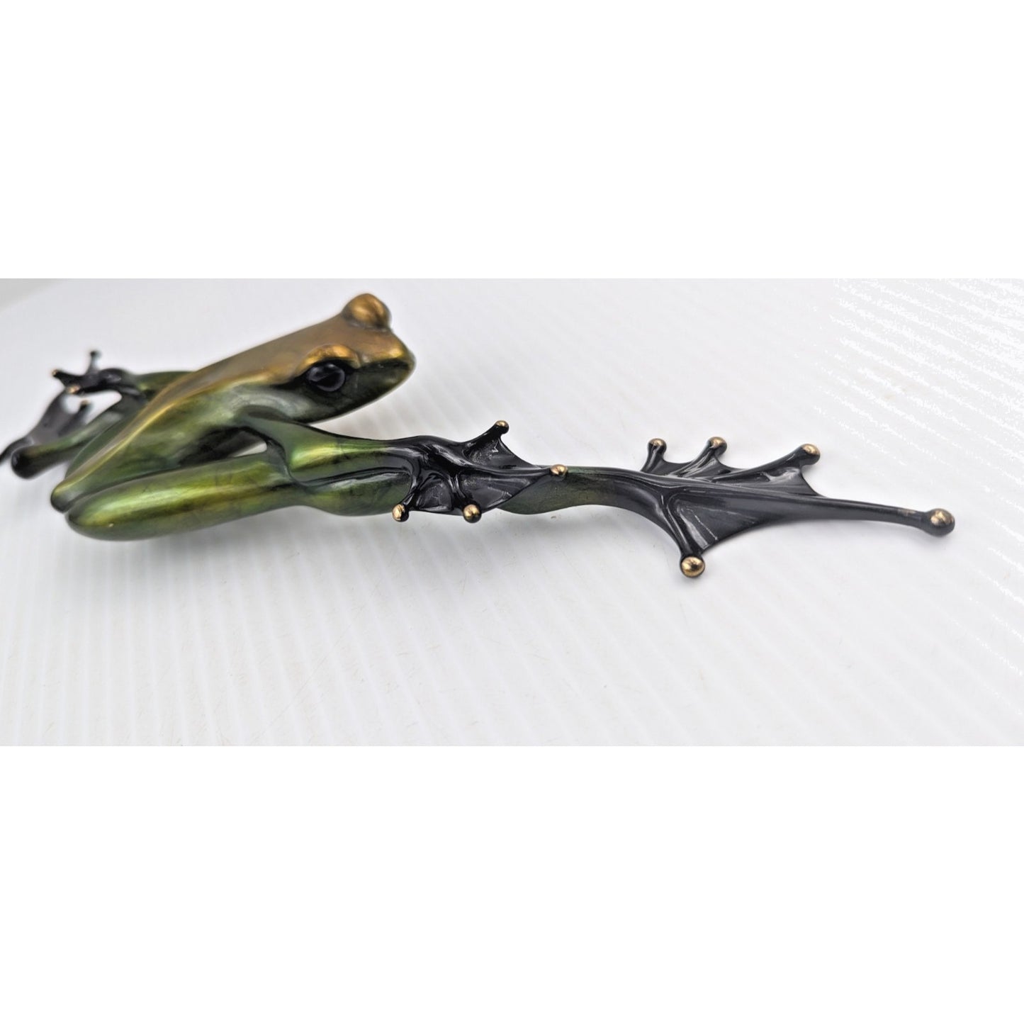 Tim Cotterill Frogman Bronze Frog Sculpture “Flash” LE #212/2000 w/COA