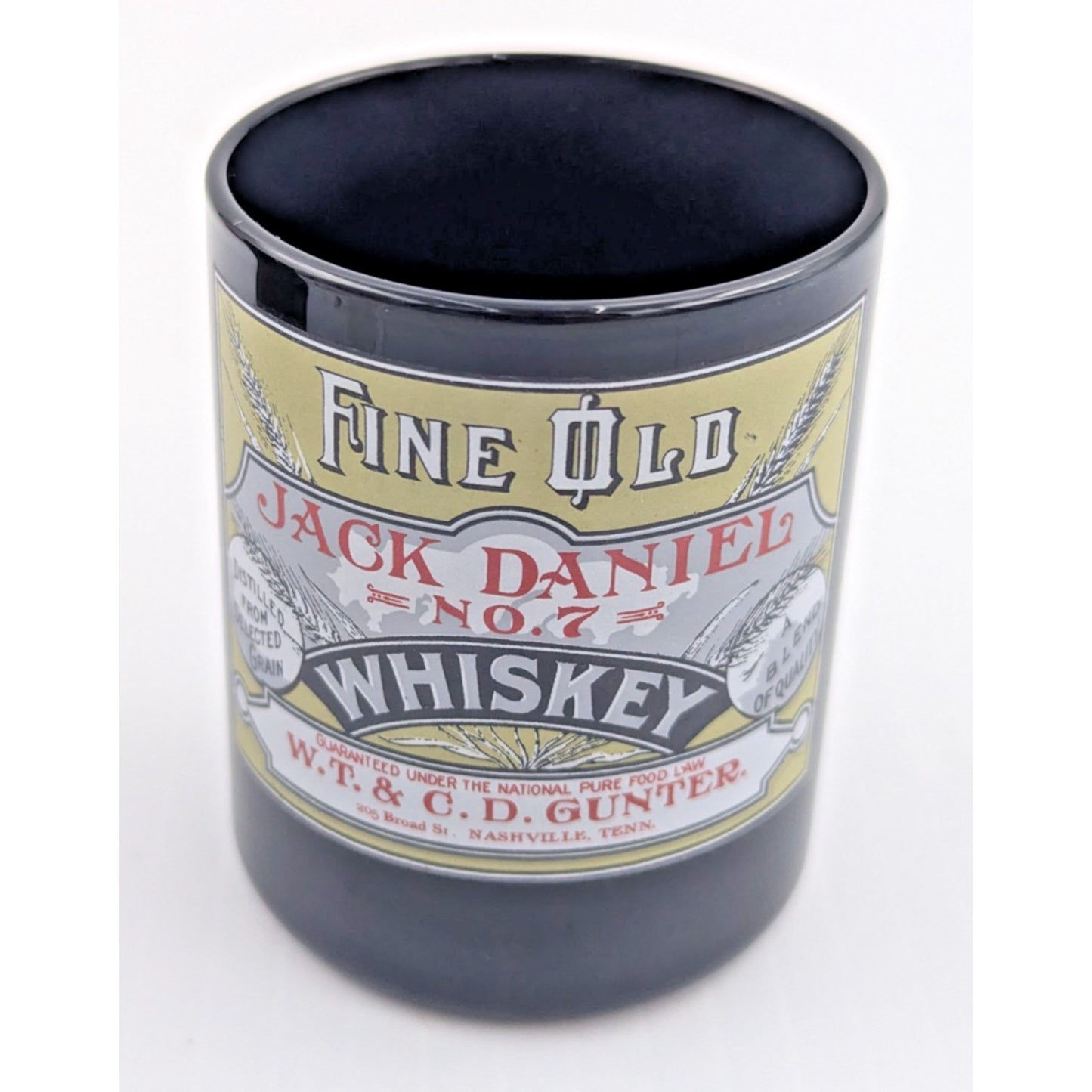 Jack Daniel Whiskey Shot Glass Fine Old No. 7 Distillery Barware Collectable