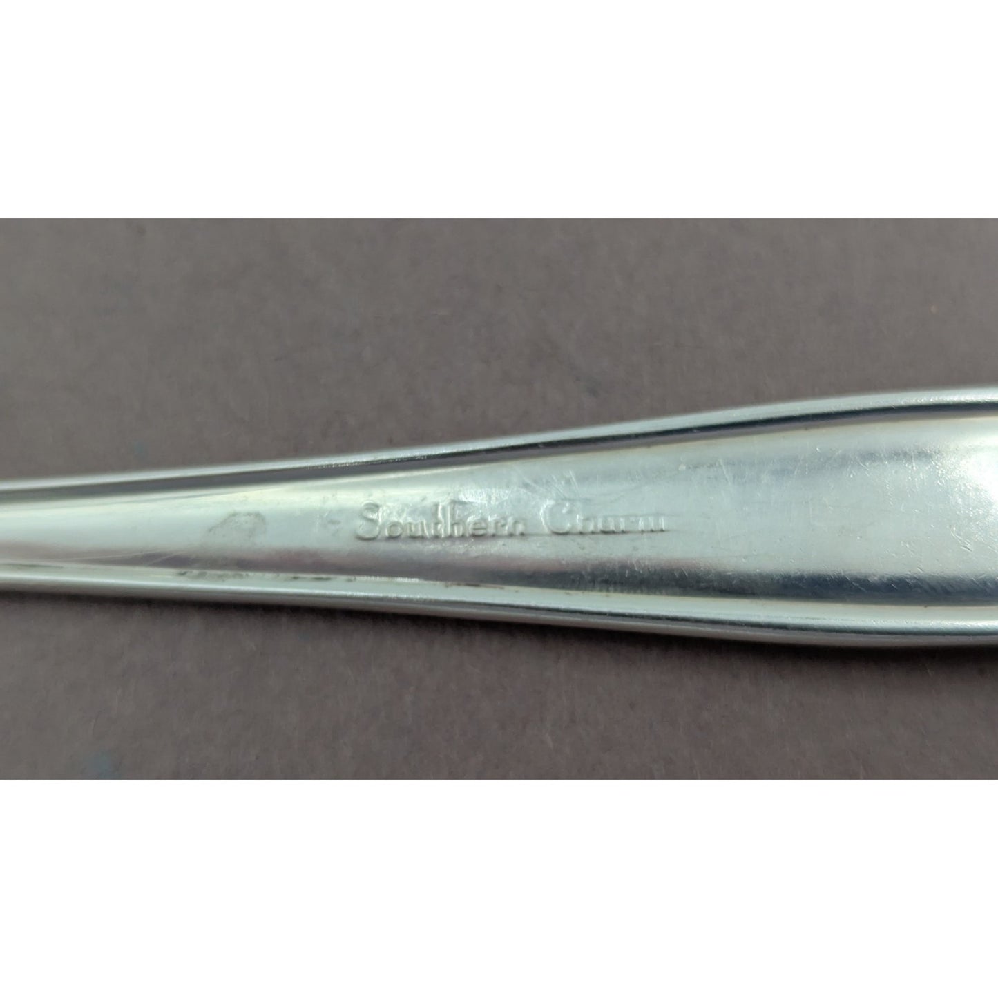 Alvin Southern Charm Sterling Silver Large Salad Serving Fork 9" No Monogram 86g