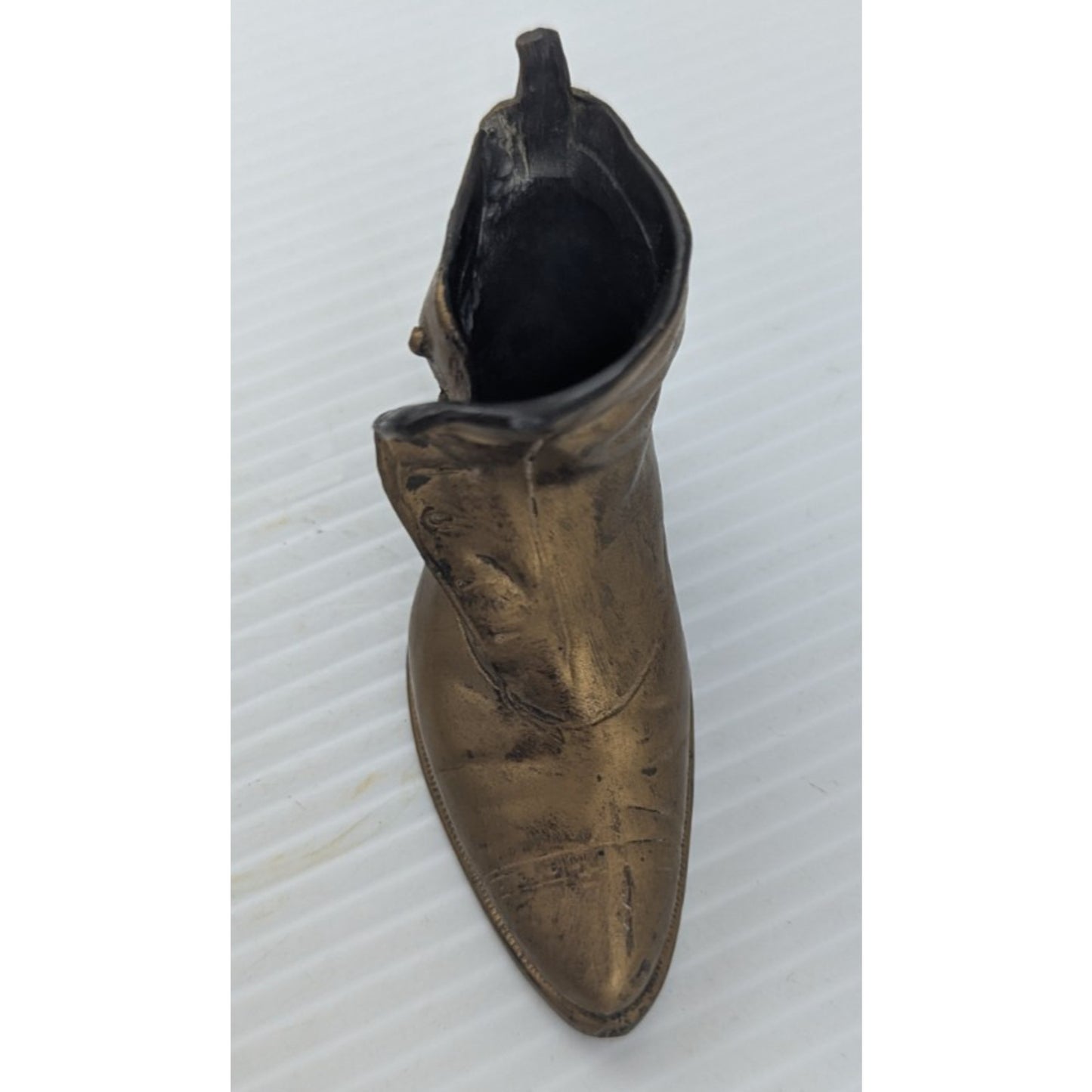Vintage Metal Boot Shoe Marked JB, 3.75" Long