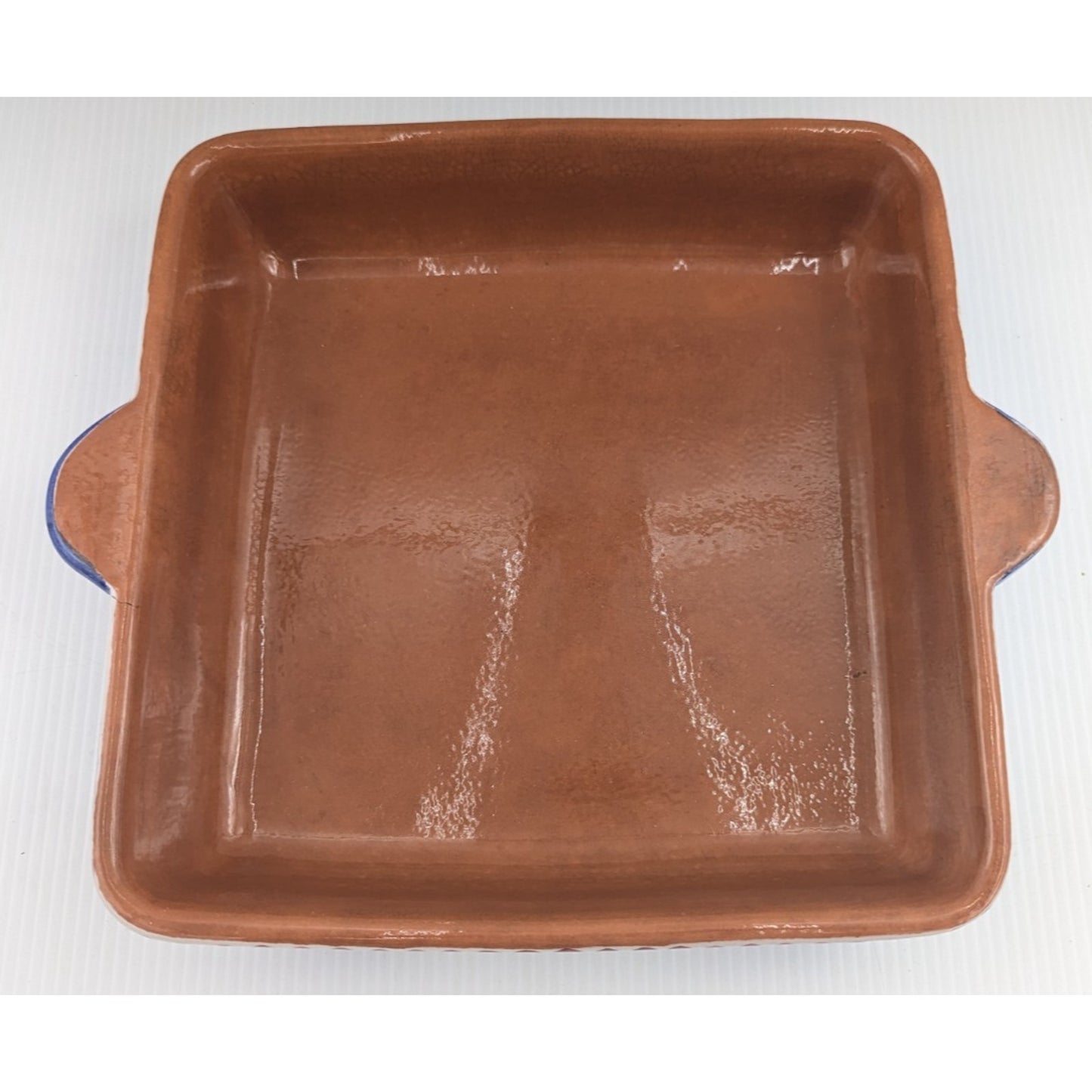 Vietri Solimene Blue Fish Campagna Pesce Square Baking Dish Casserole 11.5 Italy