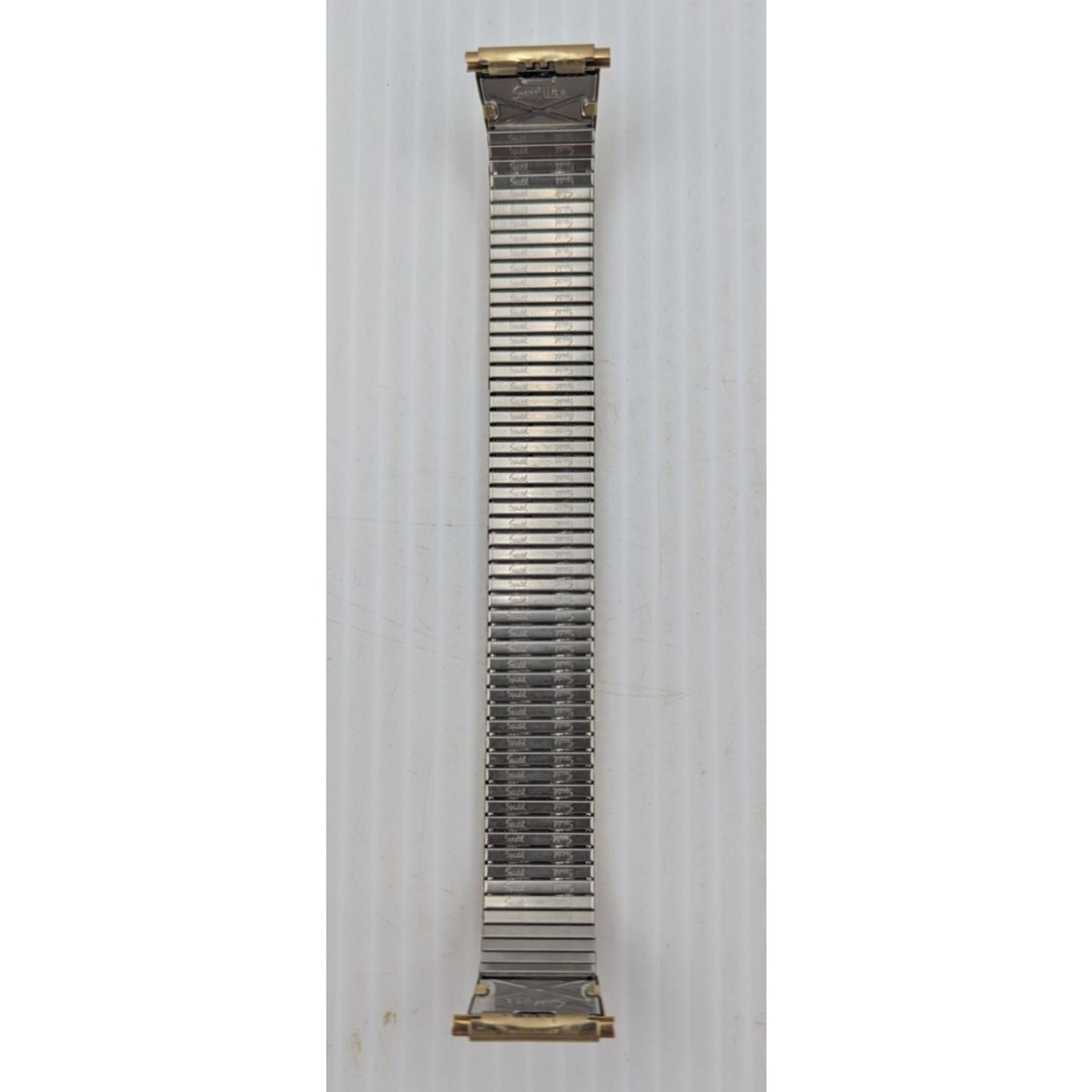Speidel Gold Twist O Flex Stainless Steel Mens Watch Band 1536/32 L
