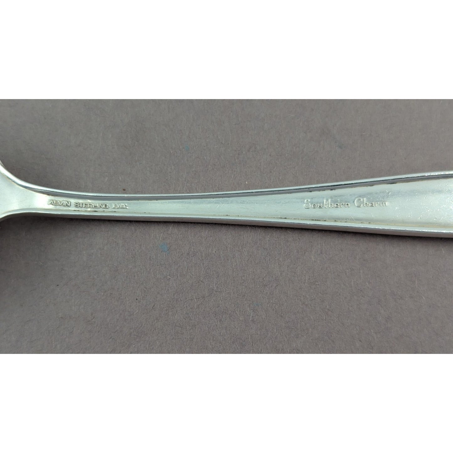 Alvin Southern Charm Sterling Silver Cold Meat Serving Fork 7-1/4" No Mono 54g