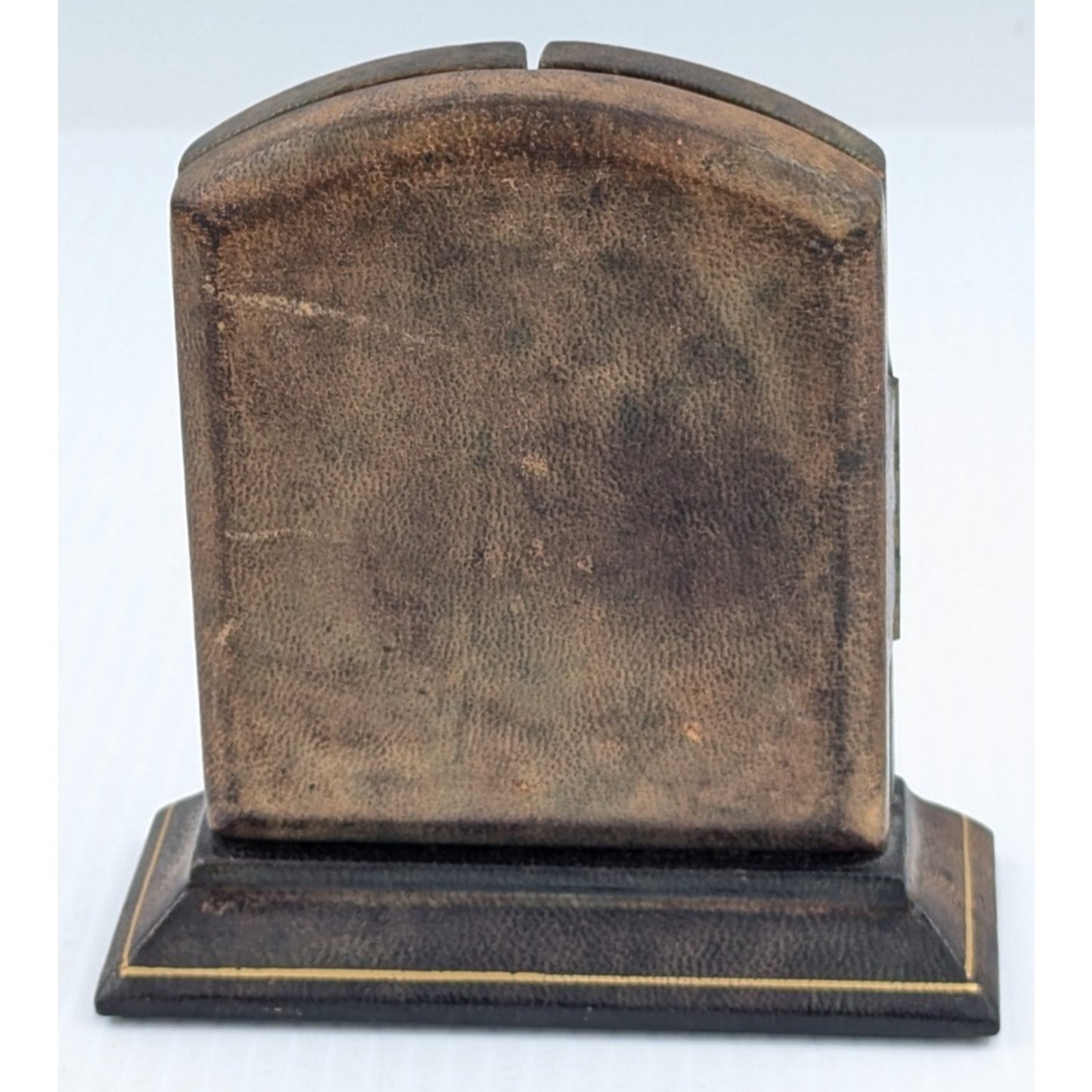 Miniature Portrait of Madonna after Fra Filippo Lippi in Leather Case Stand