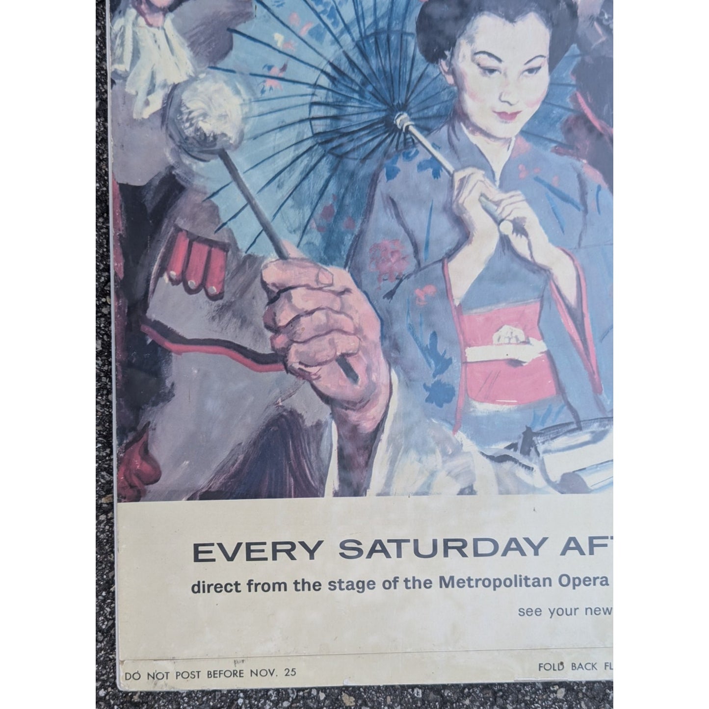 Texaco Presents The Metropolitan Opera Broadcasts New York City 1957 Poster