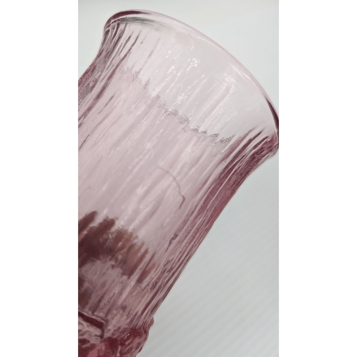 Vintage Fostoria Sorrento Pink Goblets Pedestal Glasses 6" Set of 6