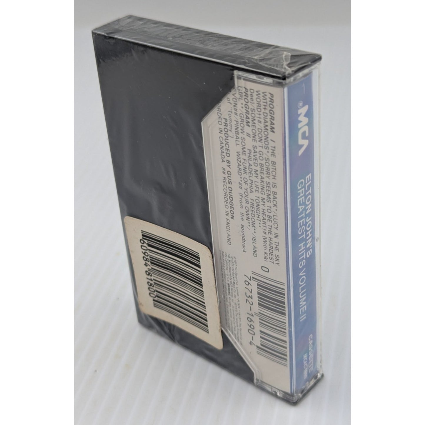 Elton John's Greatest Hits Volume II Audio Cassette Tape MCA