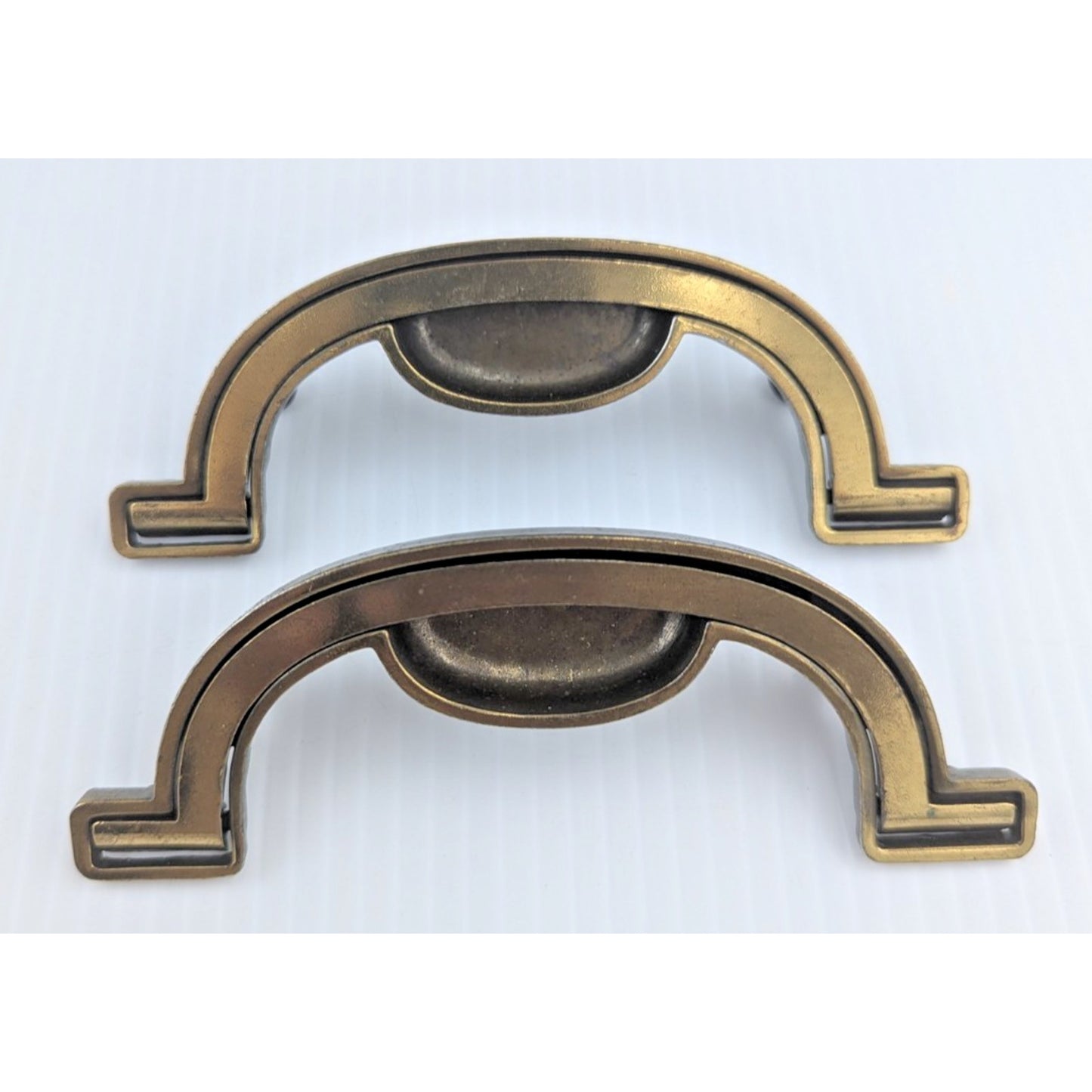 DREXEL ACCOLADE Brass Drawer Bail Pull Handle Campaign KBC N7231