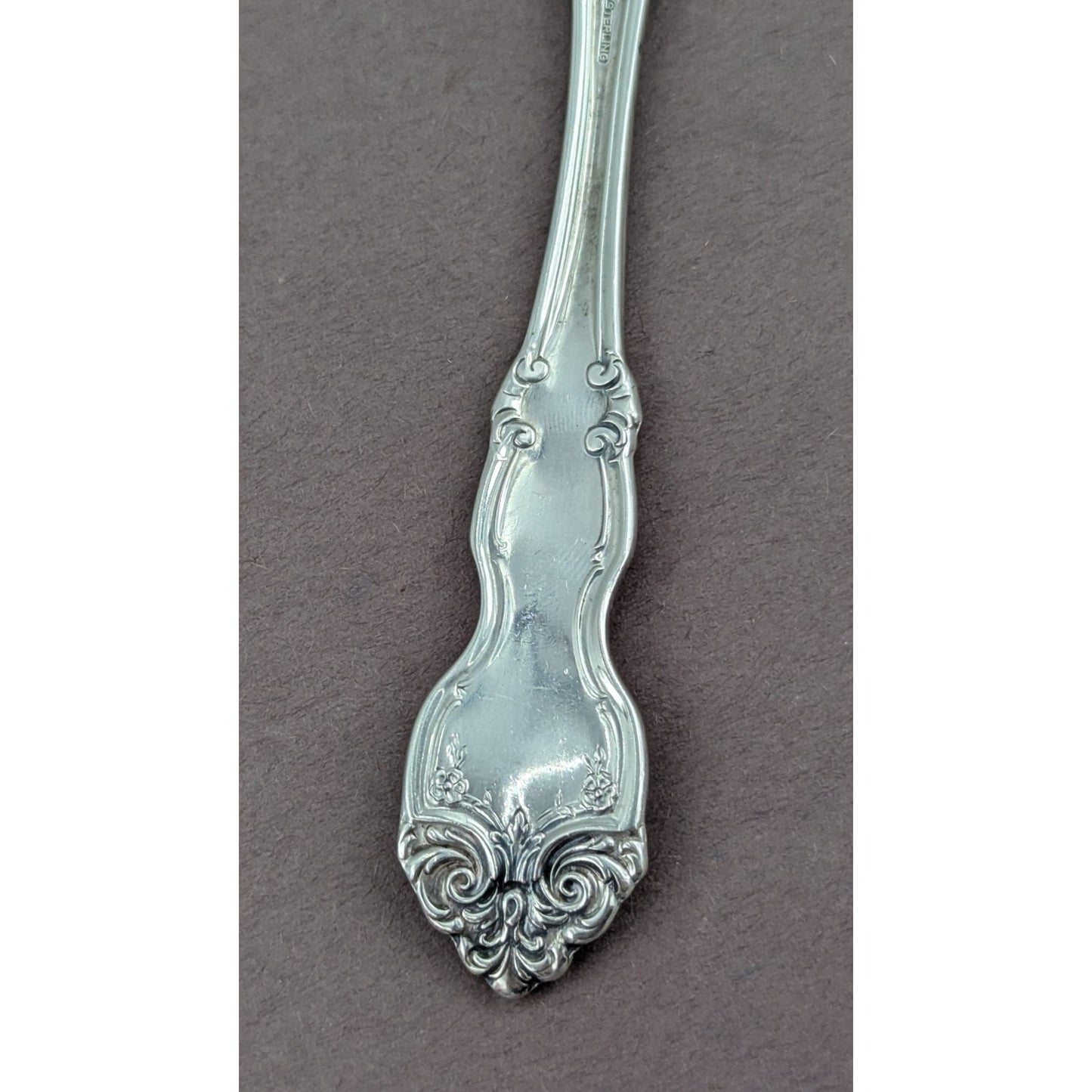 La Reine by Wallace Sterling Silver Salad Fork 6 1/4" Flatware No Monogram