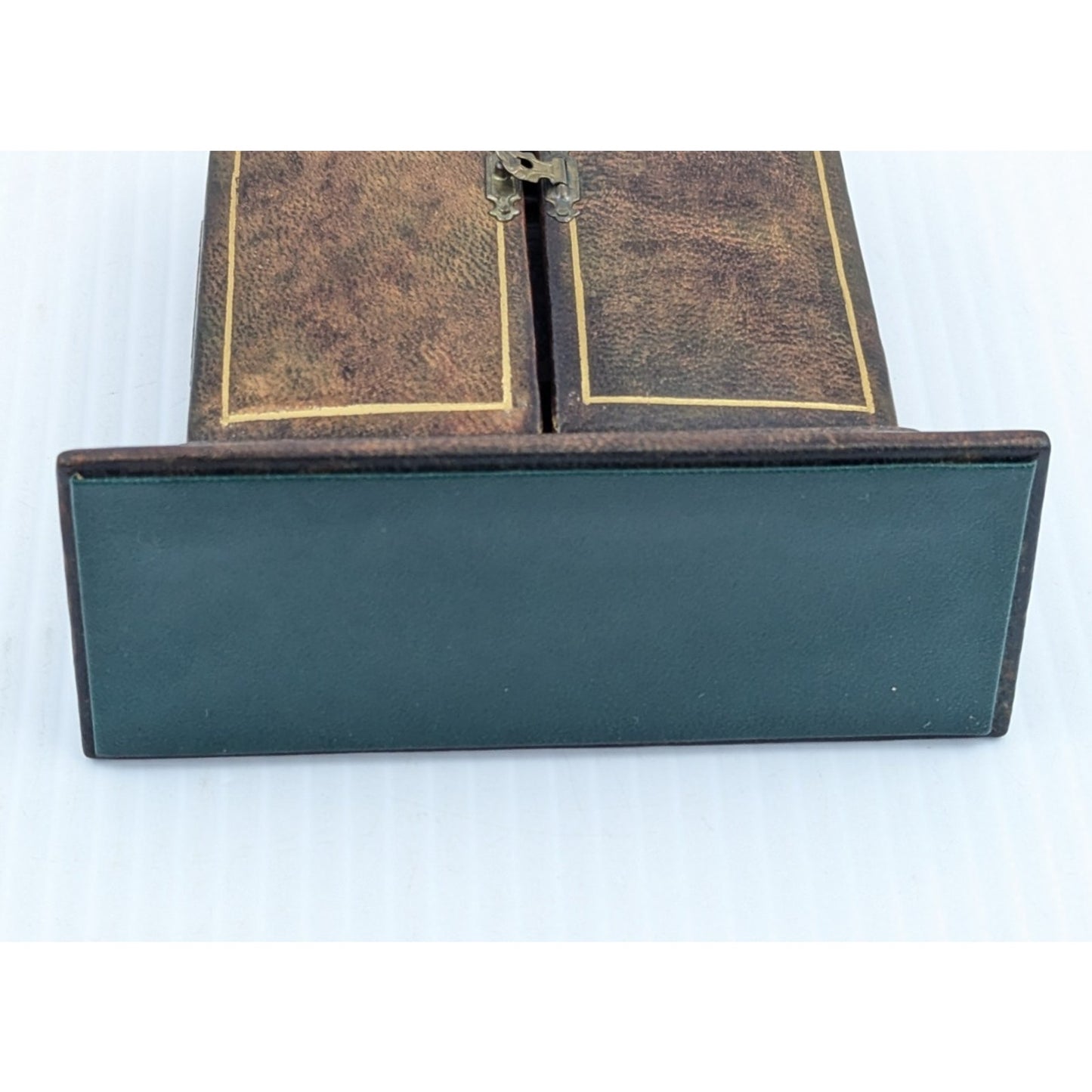 Miniature Portrait of Madonna after Fra Filippo Lippi in Leather Case Stand