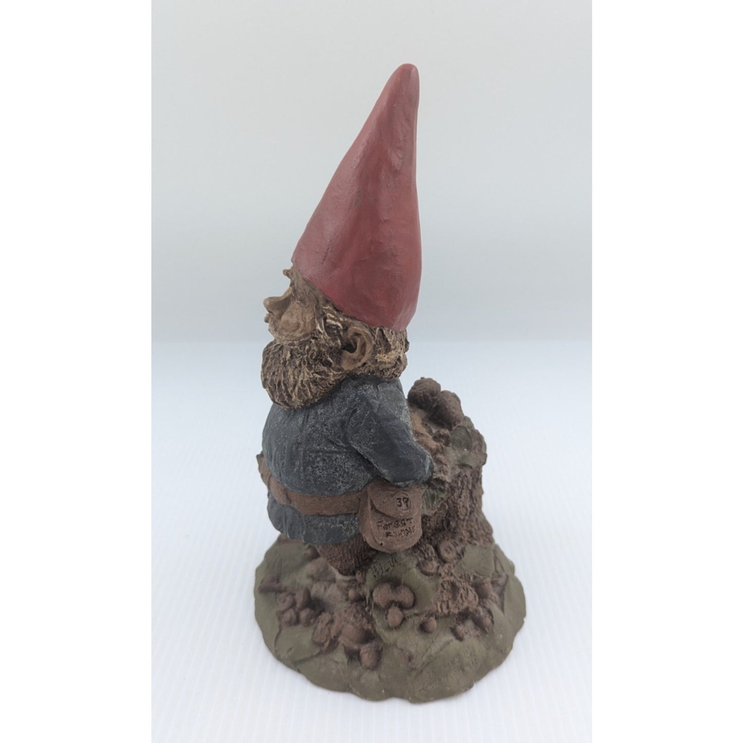 Vintage Tom Clark Forest Gnome Figure Statue 10” Signed 1983 Cairn Studios