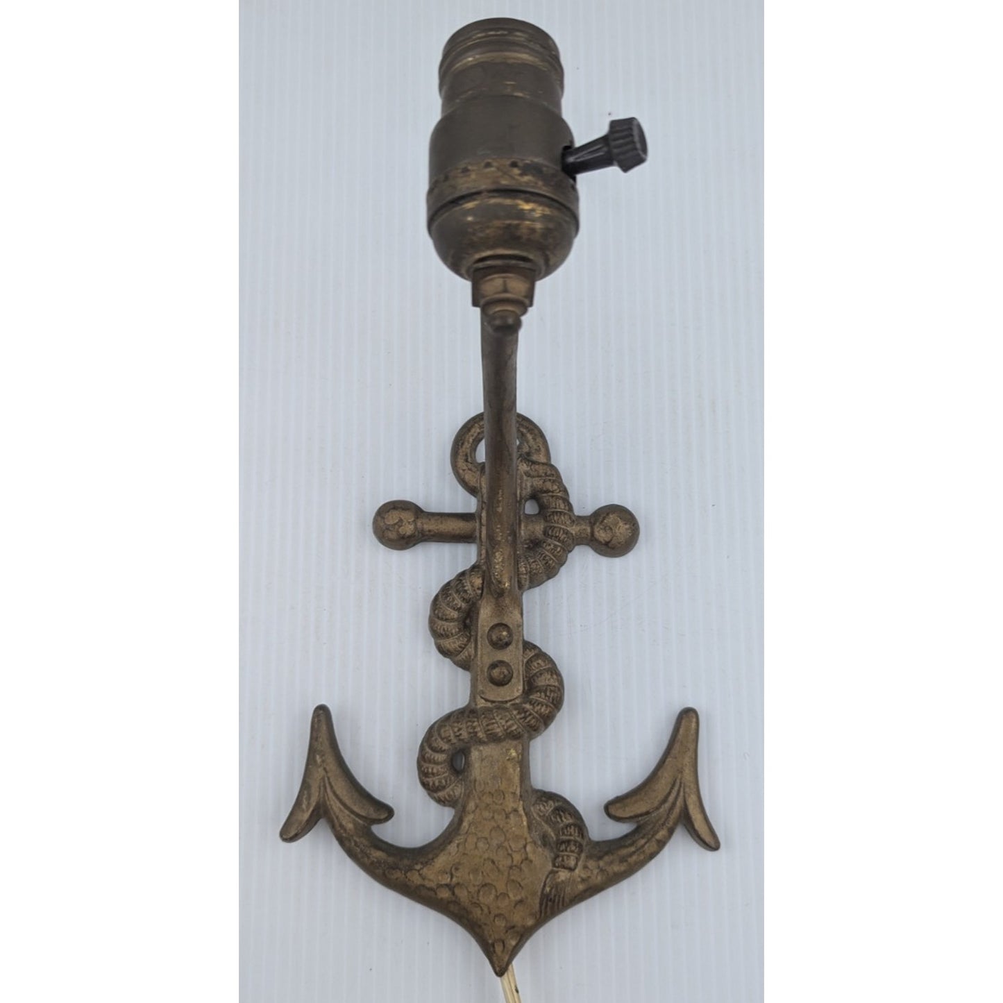 Vintage Metal Anchor Light Wall Lightning Fixture Nautical Light