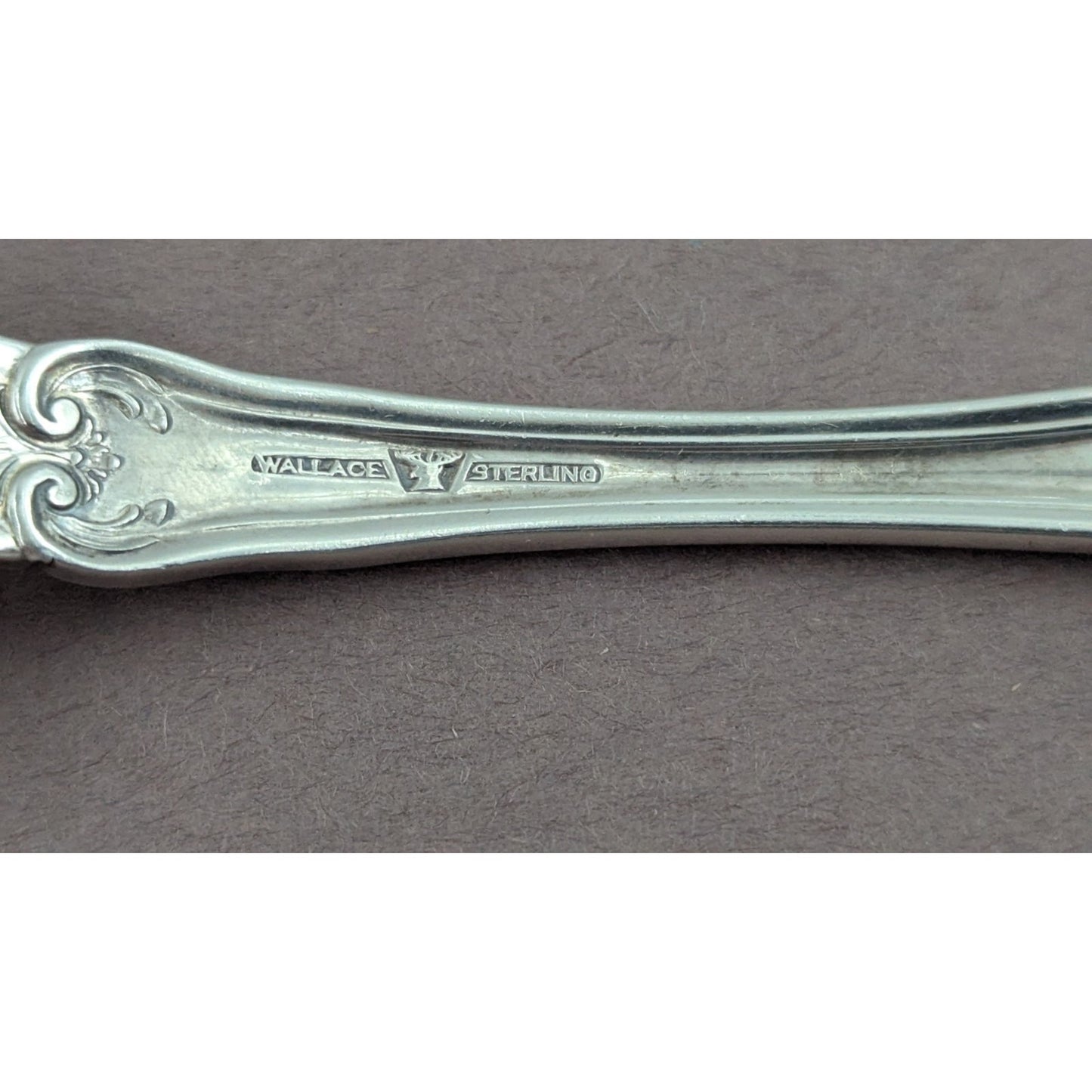 La Reine by Wallace Sterling Silver Salad Fork 6 1/4" Flatware No Monogram