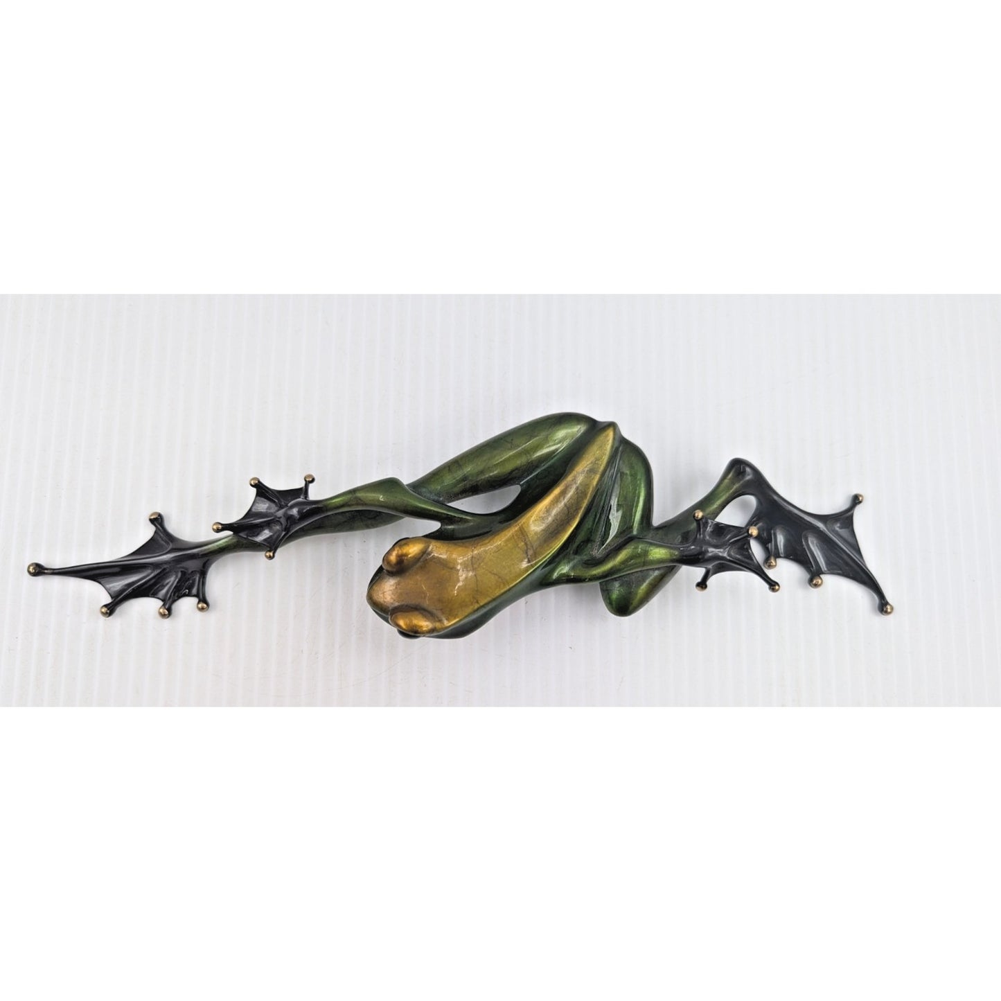 Tim Cotterill Frogman Bronze Frog Sculpture “Flash” LE #212/2000 w/COA