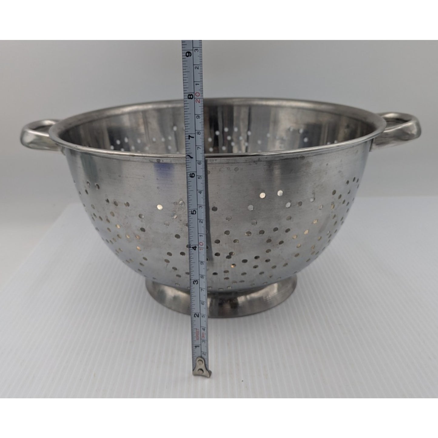 Colander Strainer Stainless Steel Progressive Korea Lot of 2 - 11.5" and 10.5"