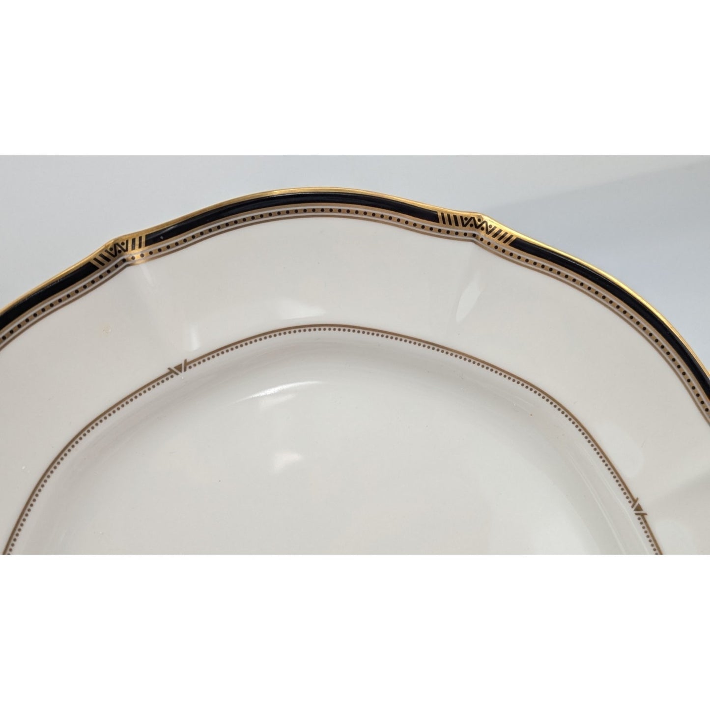 9 Noritake Gilded Age Dinner Salad Bread and Butter Plate Plates 7354 Excellent