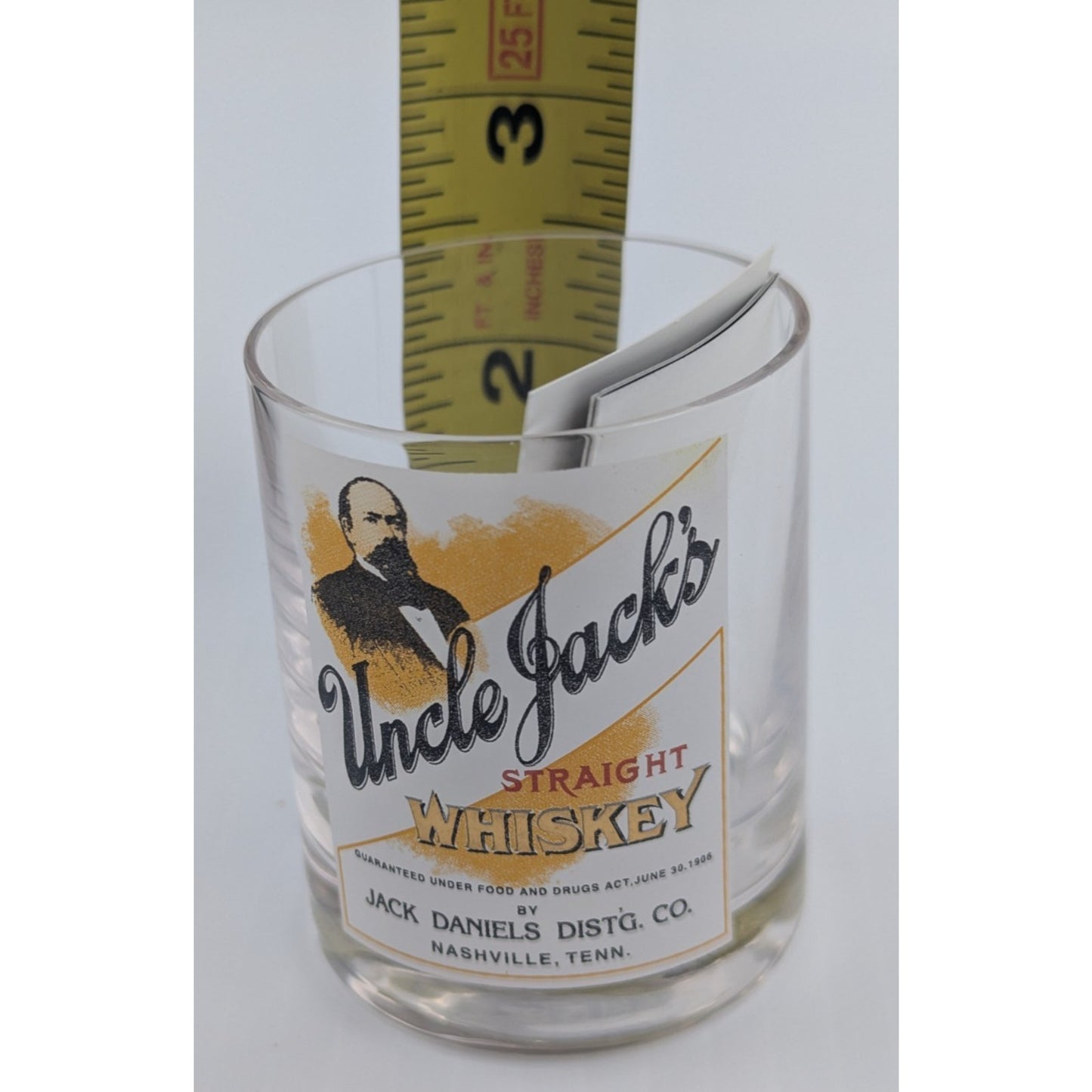Jack Daniels Uncle Jack's Straight Whiskey Shot Glass 2.5"