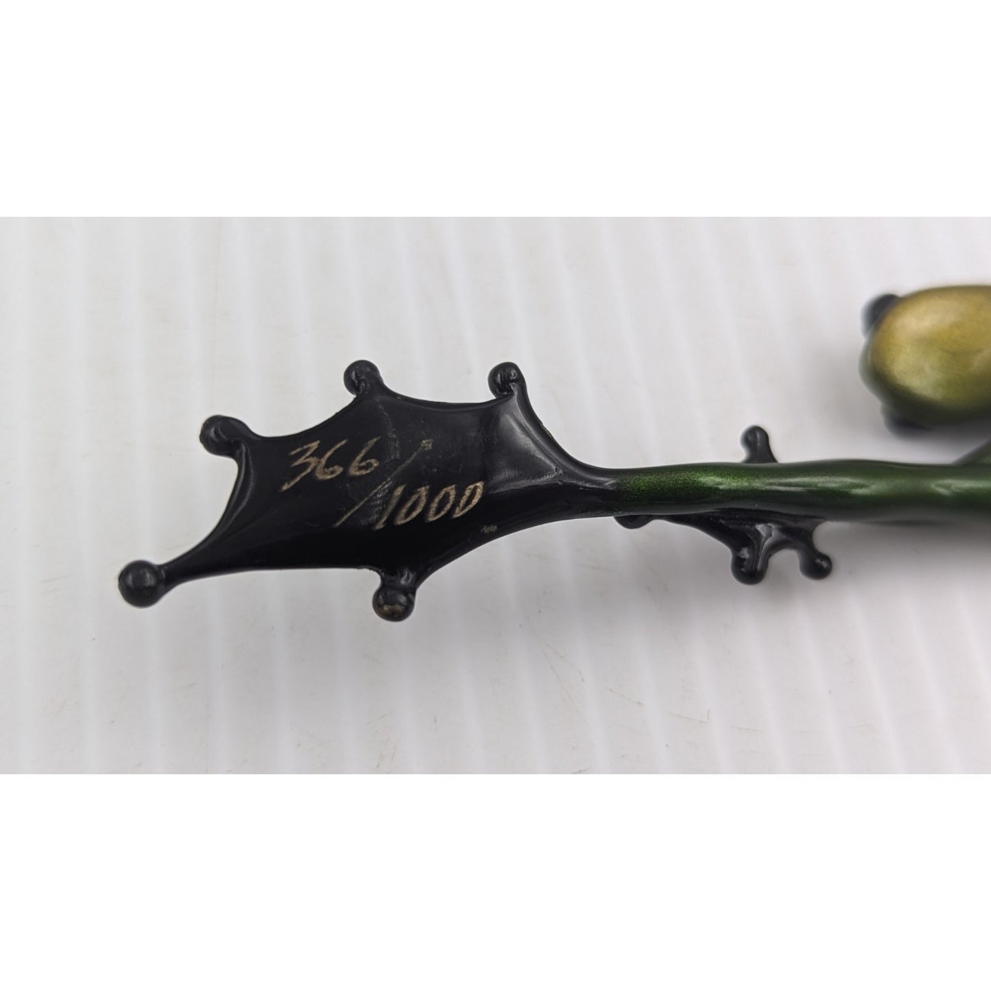 Tim Cotterill Frogman Bronze Frog Sculpture “Fiji” LE #366/1000 w/COA